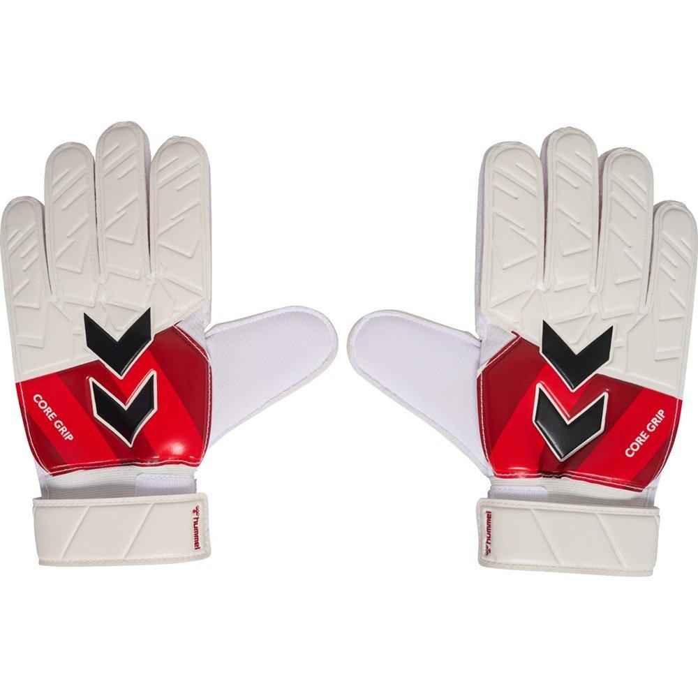 Hummel  Goalkeeper Football Gloves - White/Red - 9