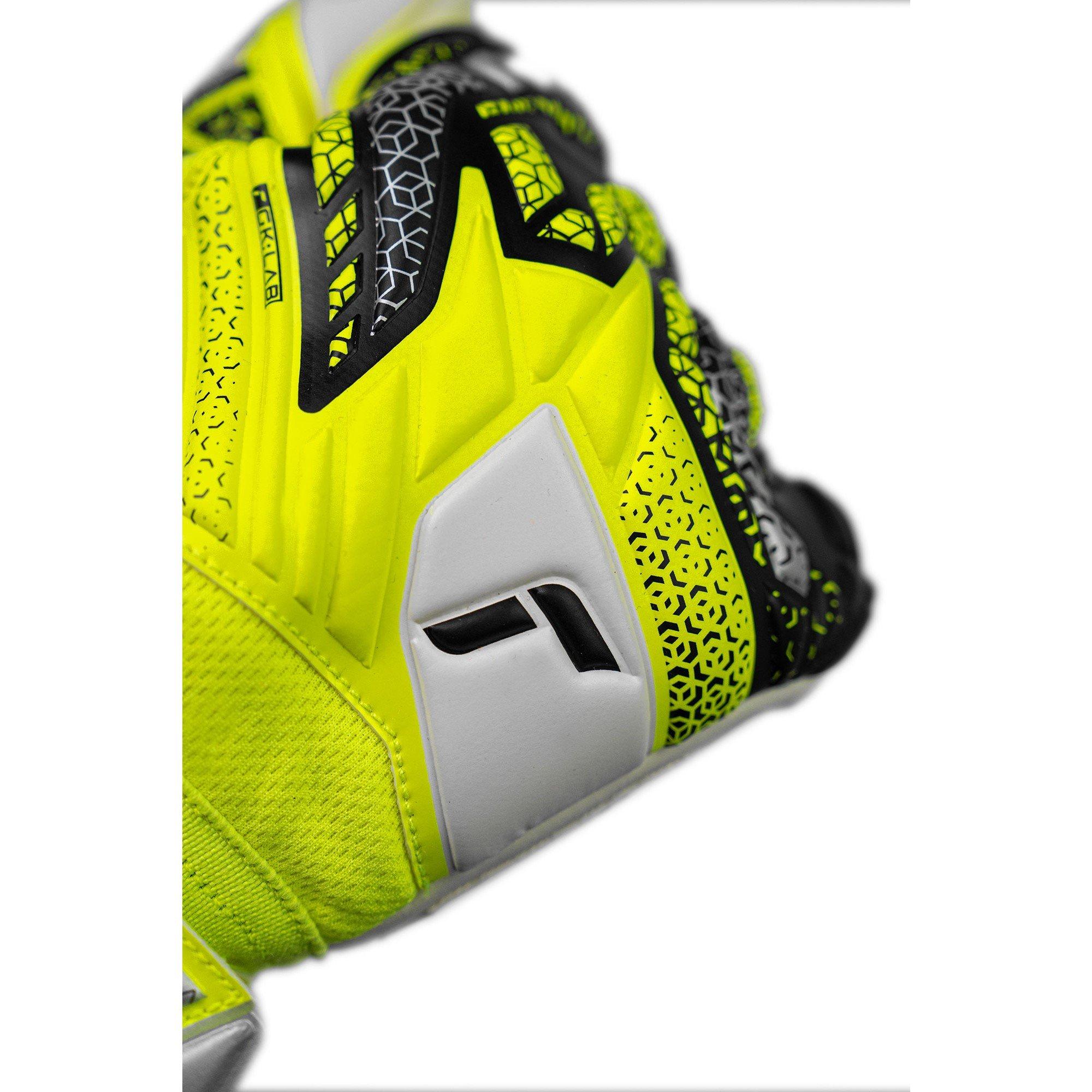 Sfty Ylw/Slvr - Reusch - Adults Grip Goalkeeper Gloves - 6