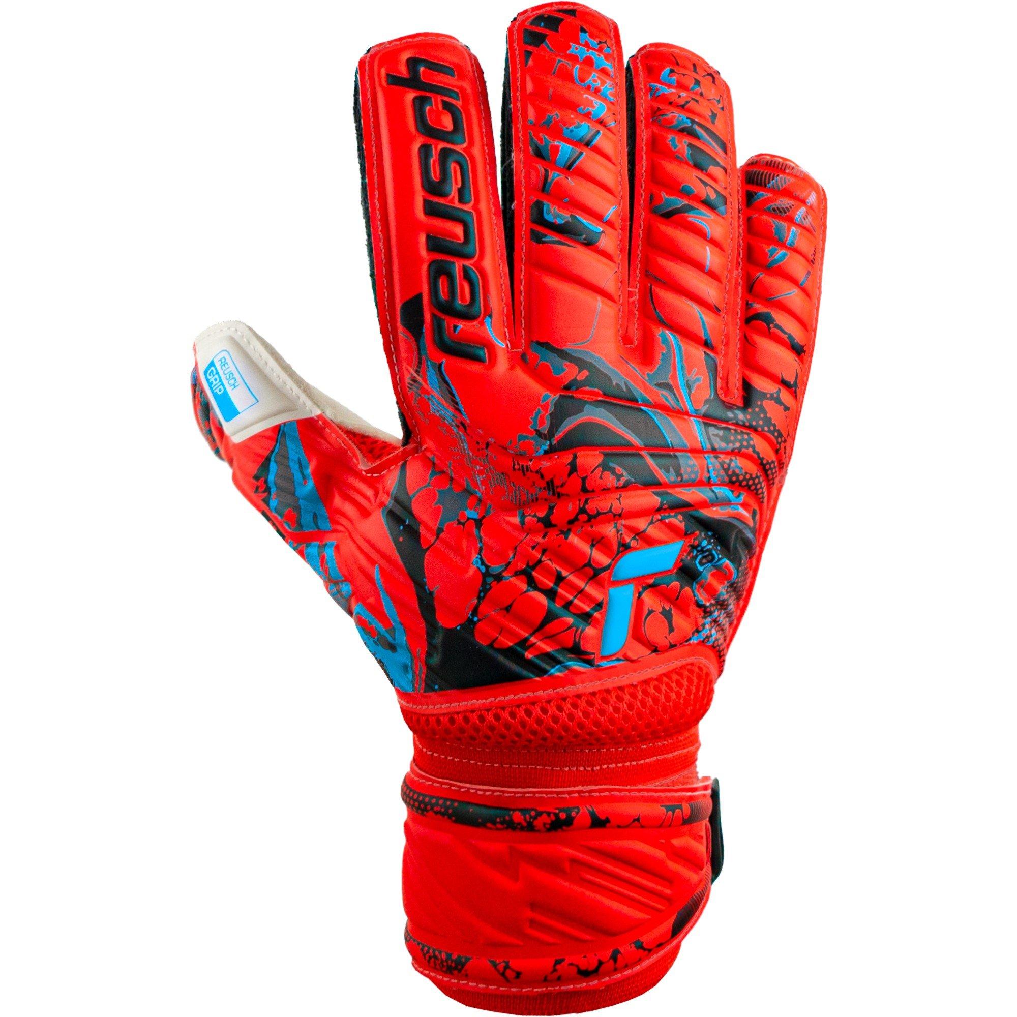 Brgt Red/Blu - Reusch - Adults Attrakt Grip 99 Goalkeeper Gloves - 2