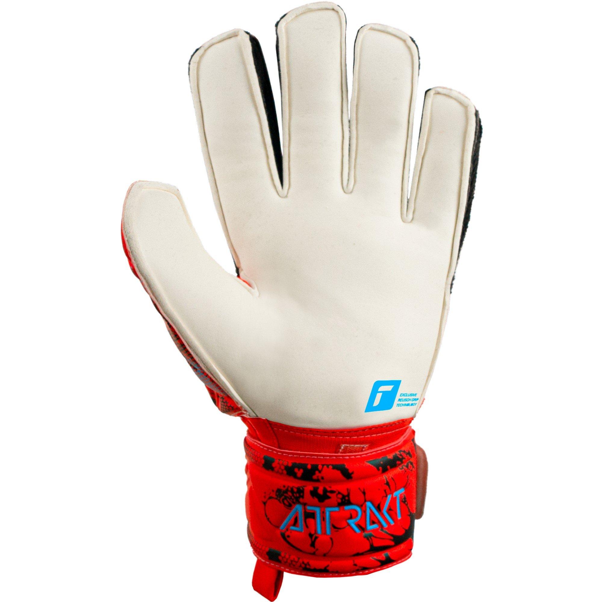 Brgt Red/Blu - Reusch - Adults Attrakt Grip 99 Goalkeeper Gloves - 3