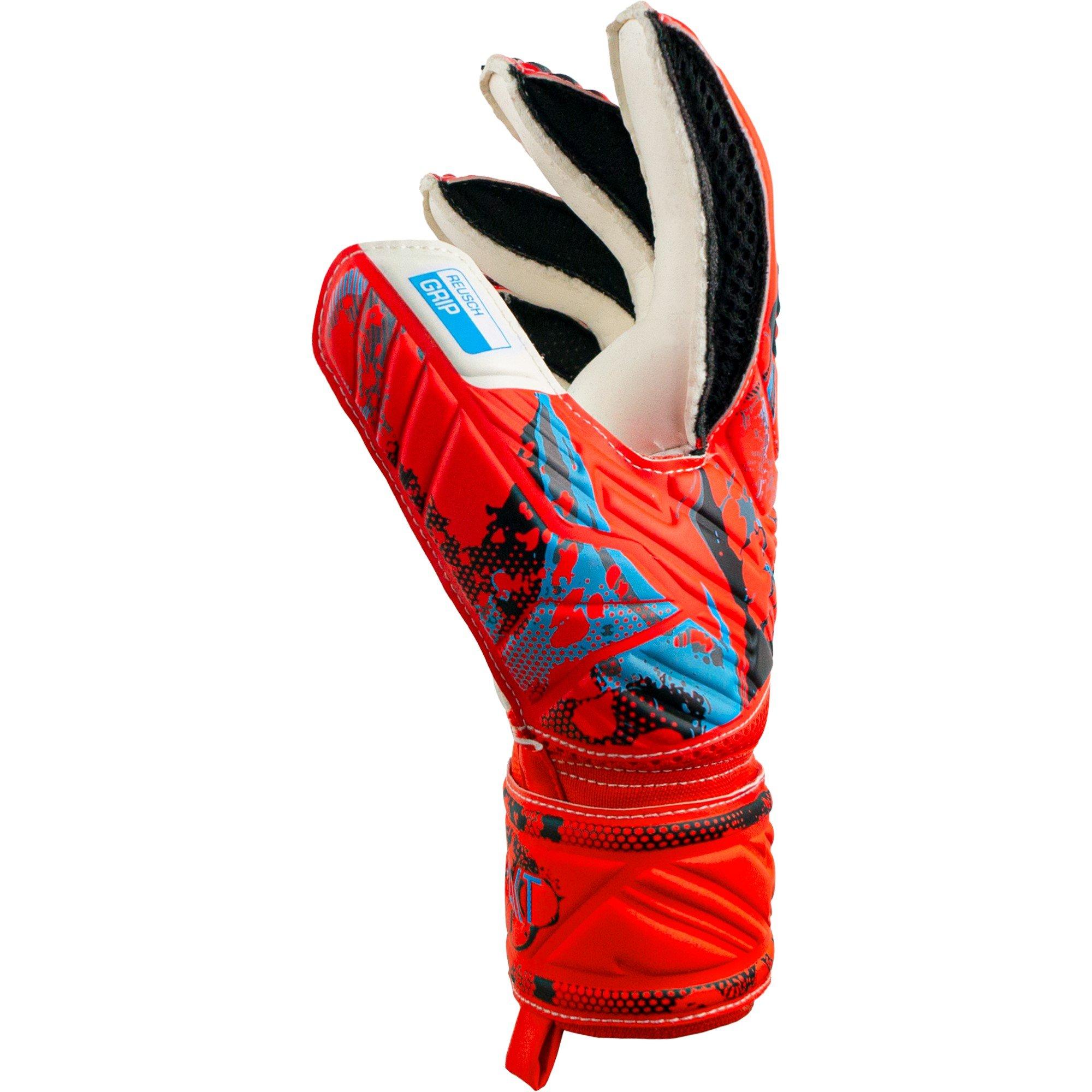 Brgt Red/Blu - Reusch - Adults Attrakt Grip 99 Goalkeeper Gloves - 4