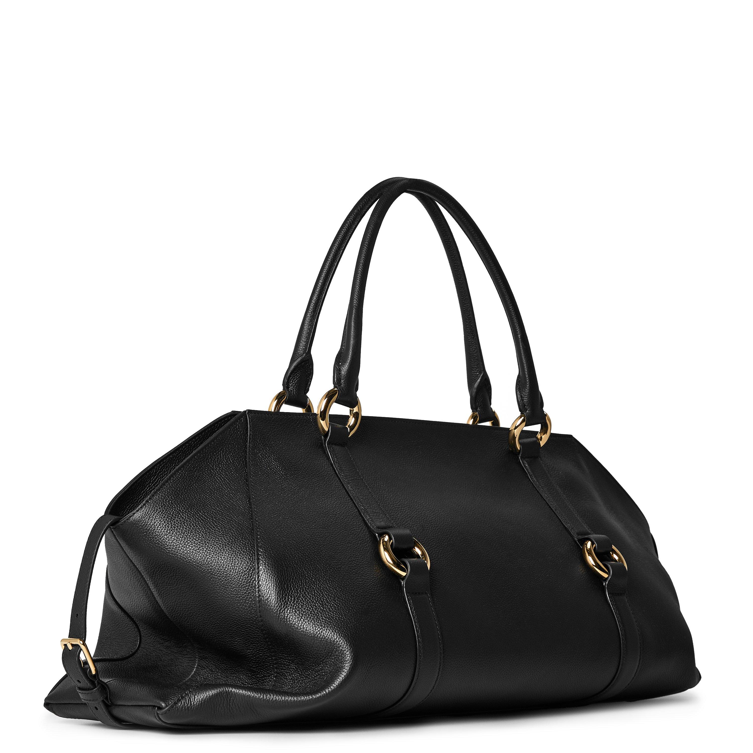 Black/Gold - Alexander McQueen - Adults Alex Farringdon Top Handle Bag - 2