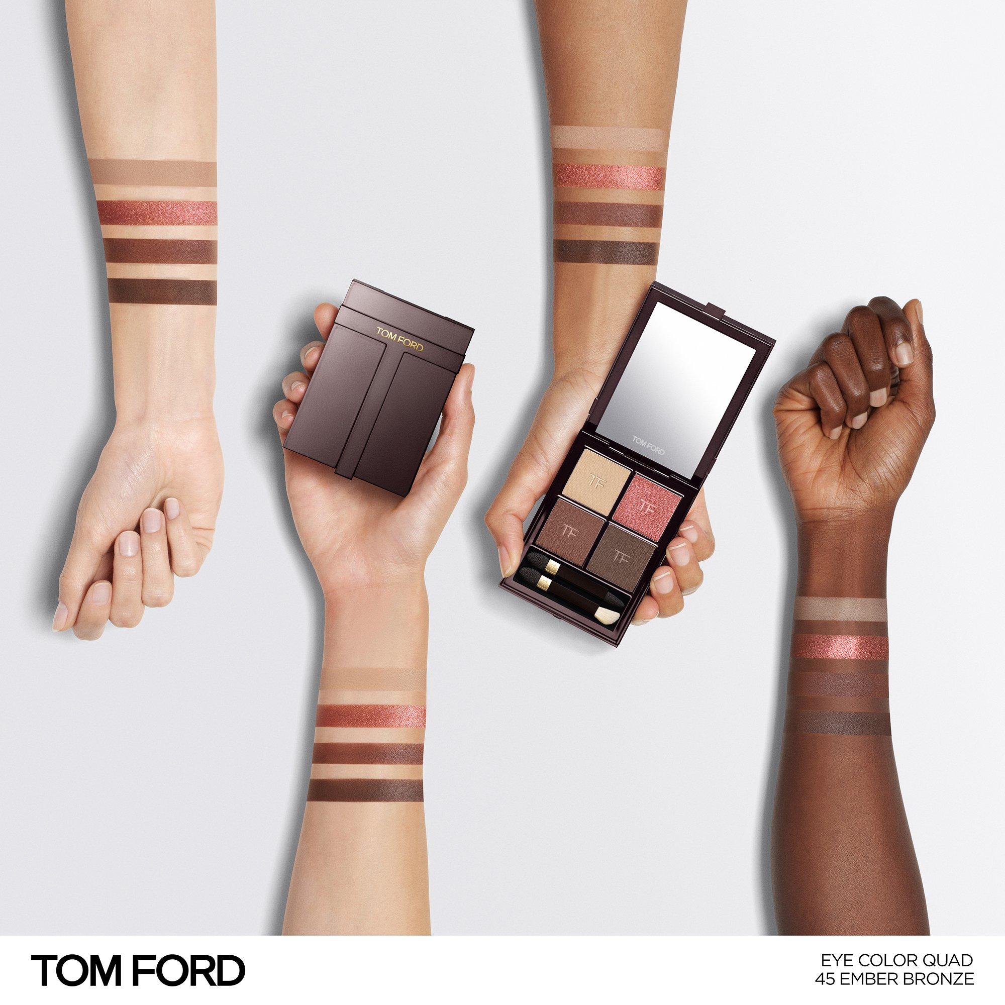 45 Ember Bronze - Tom Ford Beauty - Runway Eye Colour Quad Creme - 3