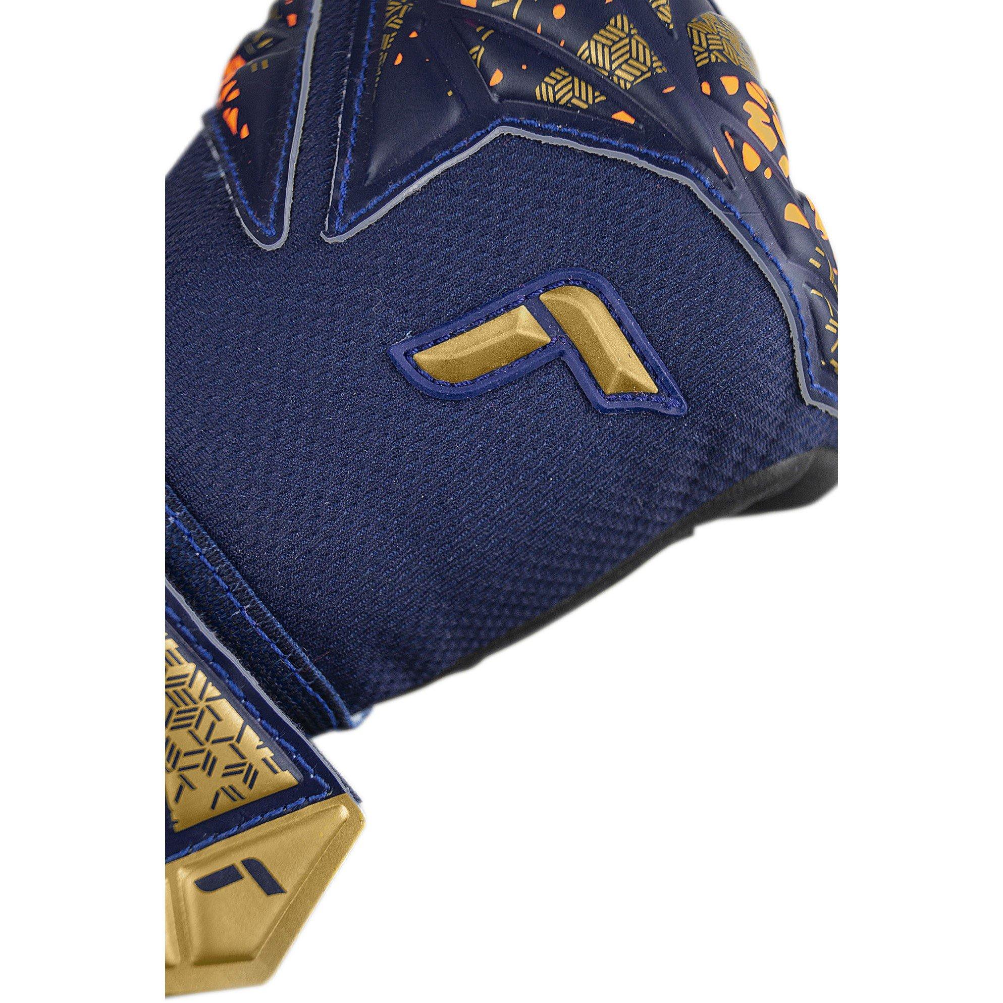 Prem Blu /gld - Reusch - Adults Attrakt Silver 99 Goalkeeper Gloves - 6