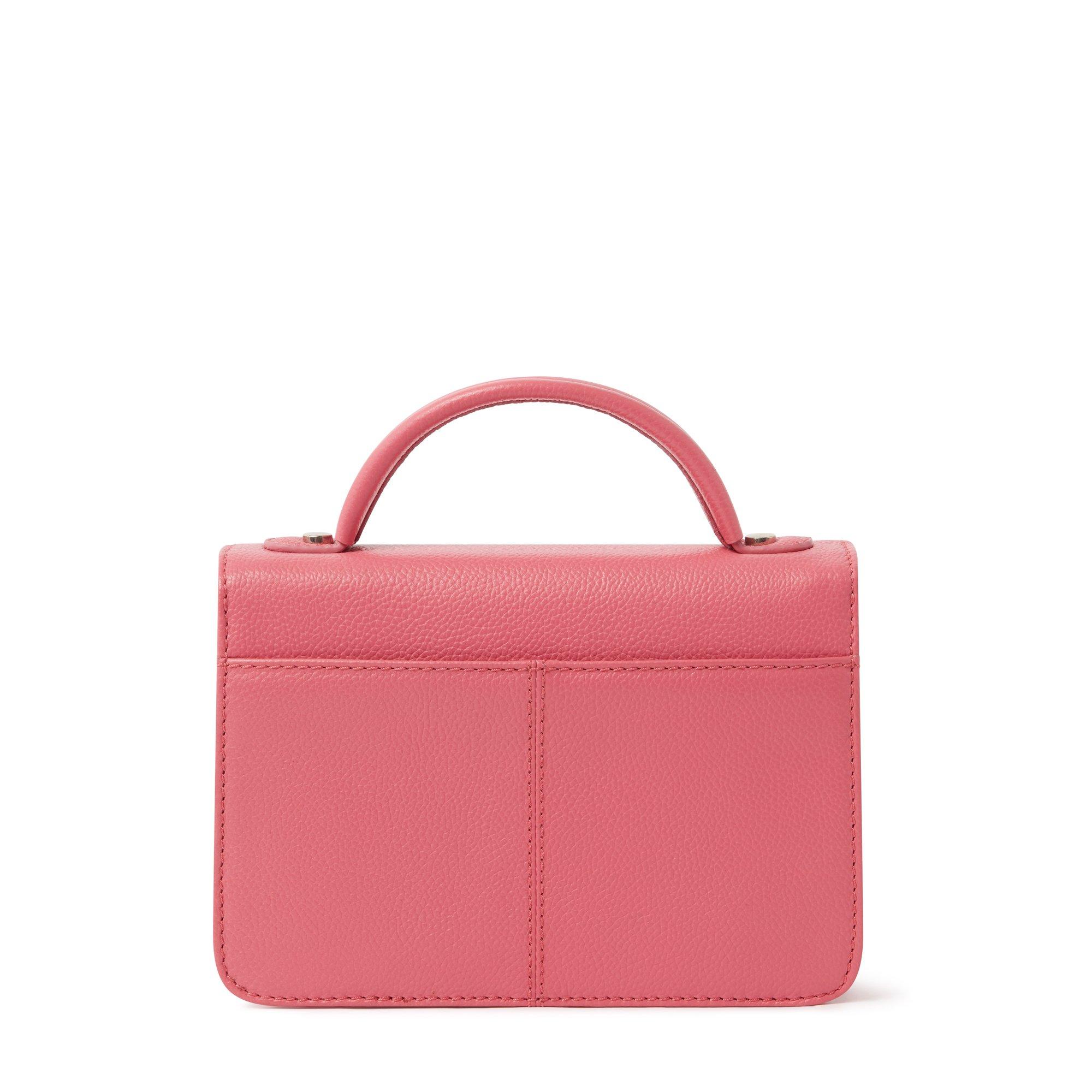Rose - Osprey London - OSPREY LONDON Molly Leather Top Handle Bag - 3