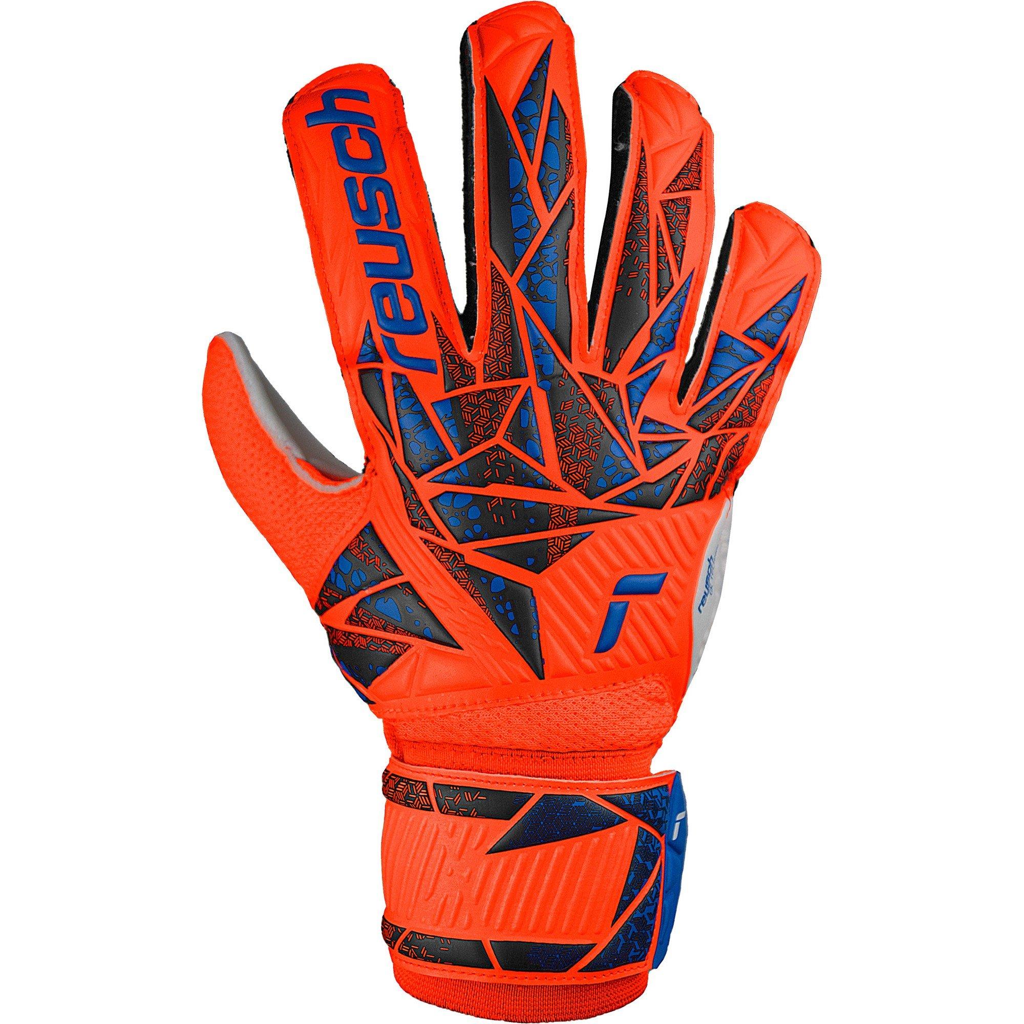 Hyp Orange /Blu - Reusch - Adults Attrakt Solid 99 Goalkeeper Gloves - 2