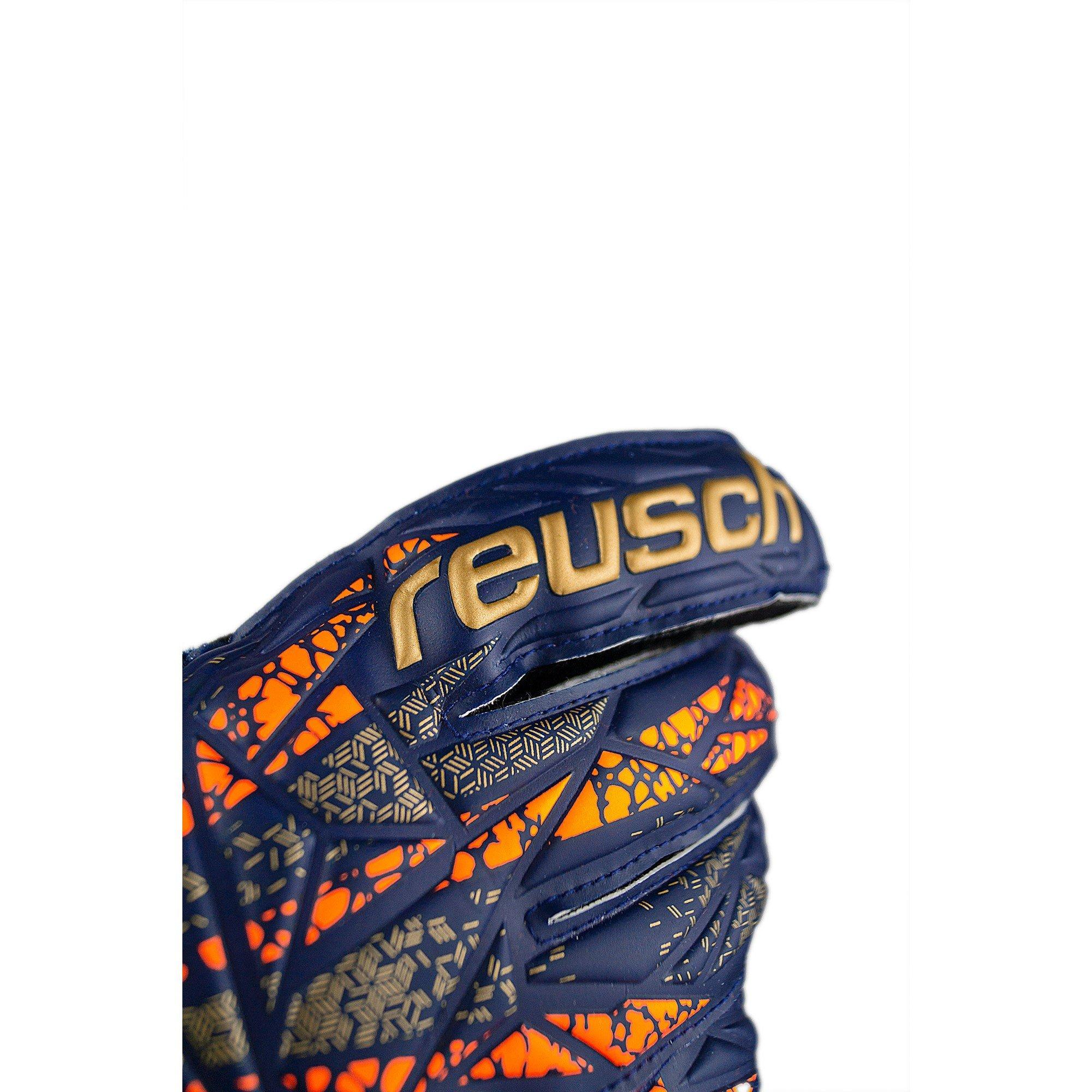 Prem Blu /gld - Reusch - Adults Attrakt Solid 99 Goalkeeper Gloves - 6