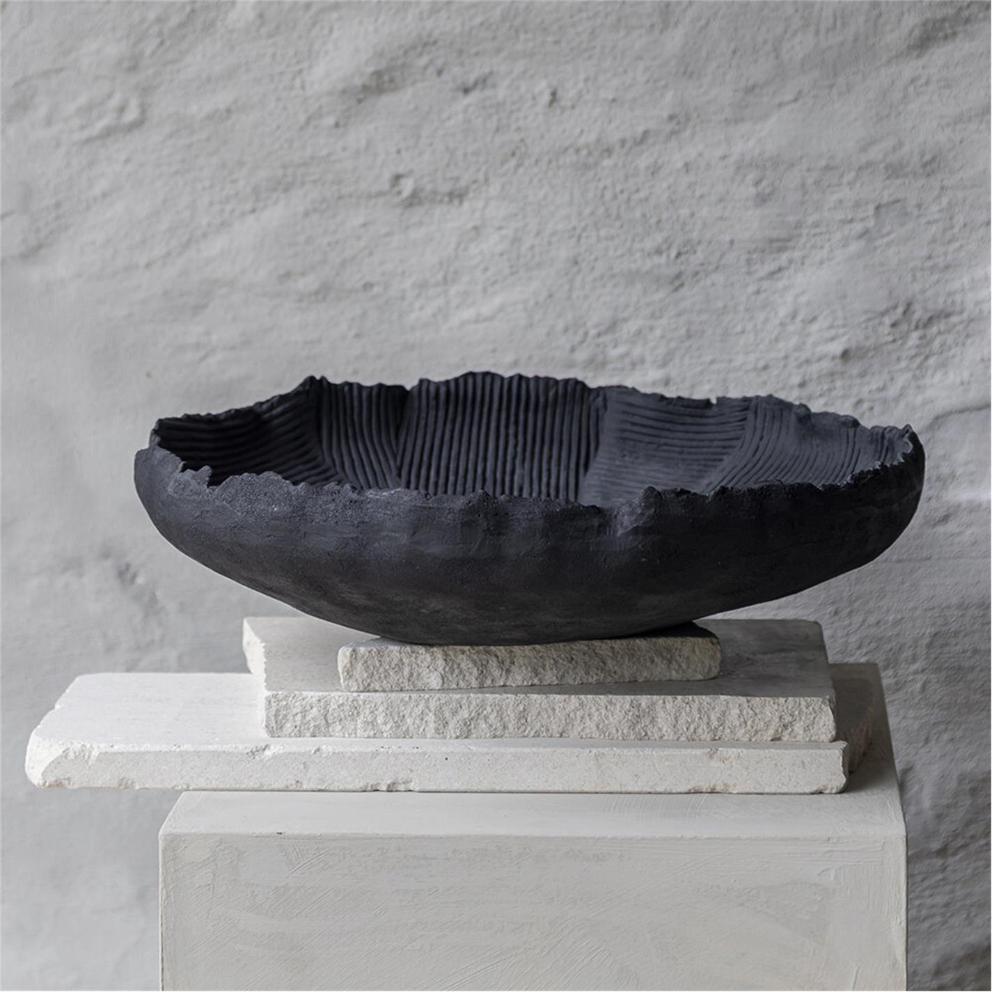 Black - Mette Ditmer Denmark - MetteDitmerDenmark Art Piece Patch Bowl - 4