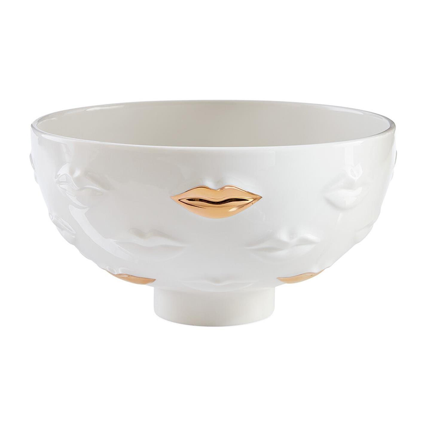 None - Jonathan Adler - JonathanAdler Gilded Gala Lips Bowl - 1