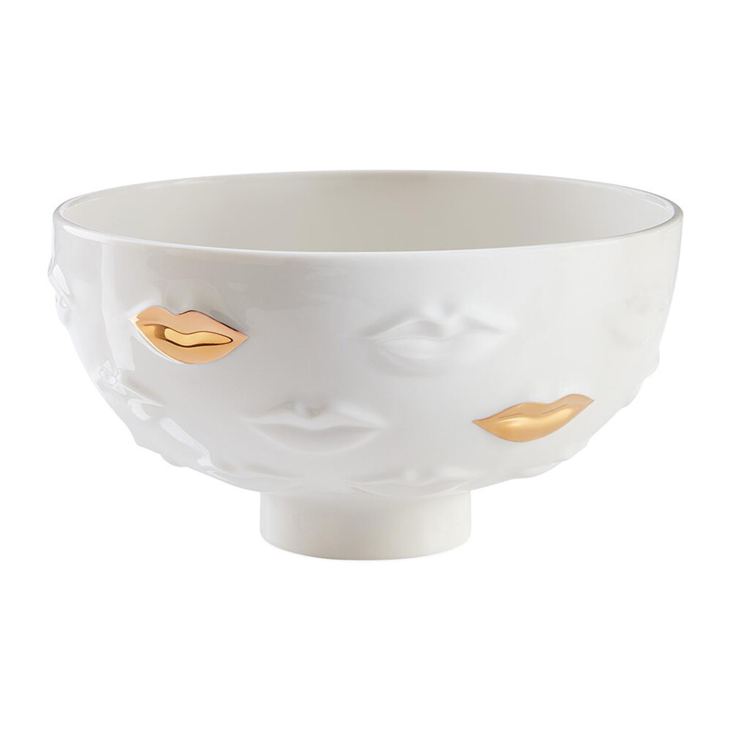 None - Jonathan Adler - Gilded Gala Lips Bowl - 2