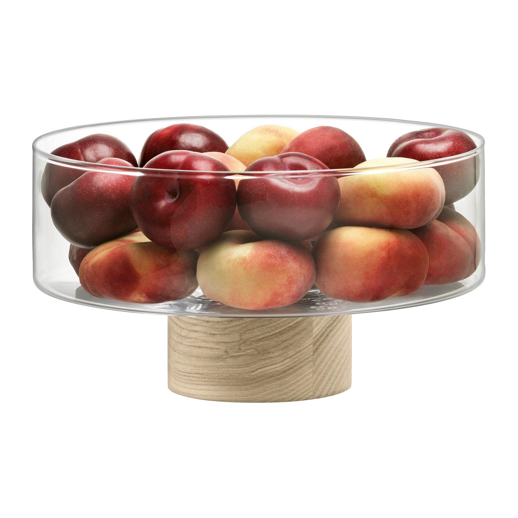 Clear/Ash - LSA - Lotta Pedestal Bowl - 2