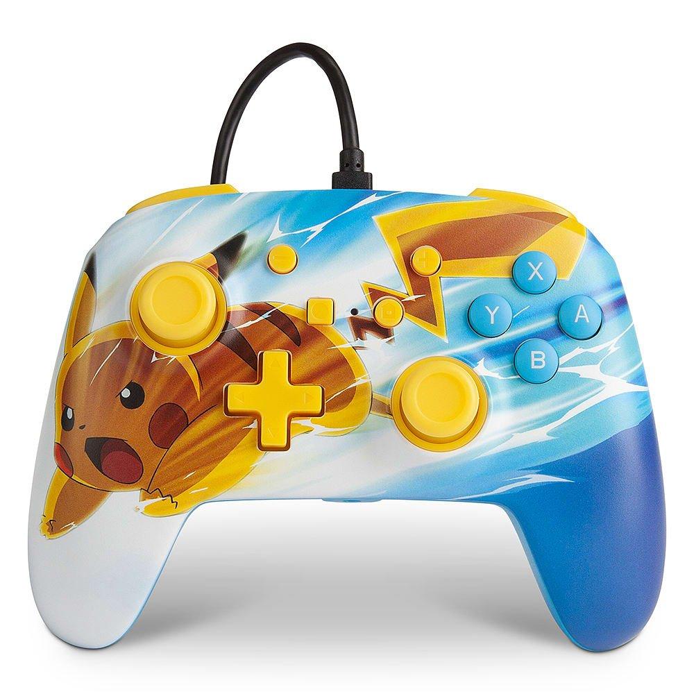 NSW - PowerA - Switch Enhanced Wired Controller - Pikachu Charge - 1