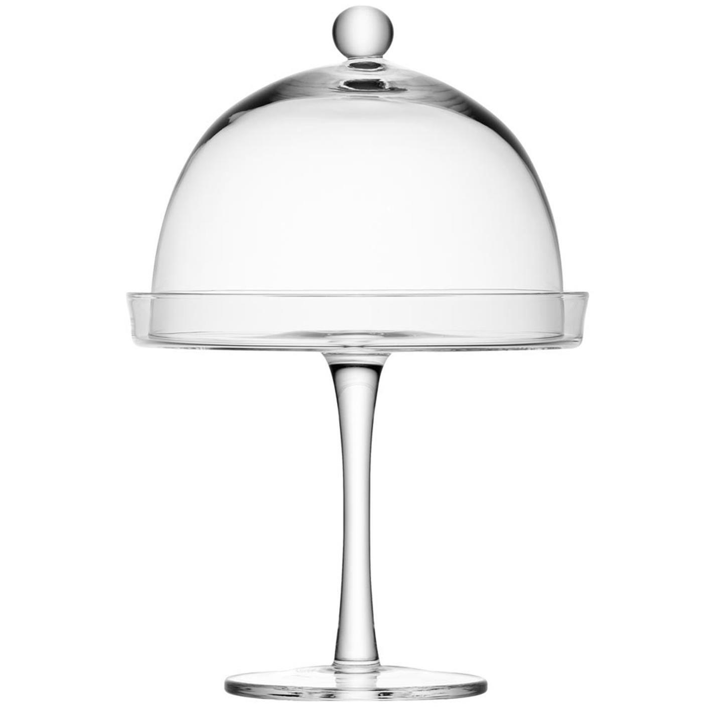 Clear - LSA - Vienna Cake Stand and Cover - 1