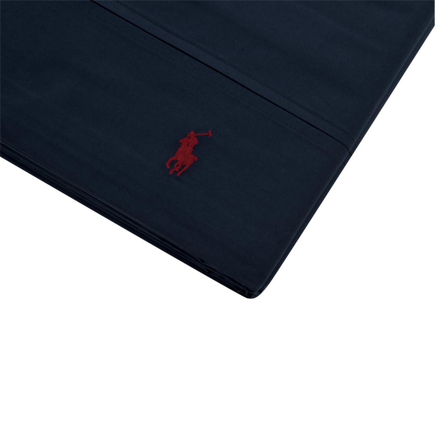 Blue - Ralph Lauren Home - RalphLaurenHome Polo Player Flat Sheet - Double - 1