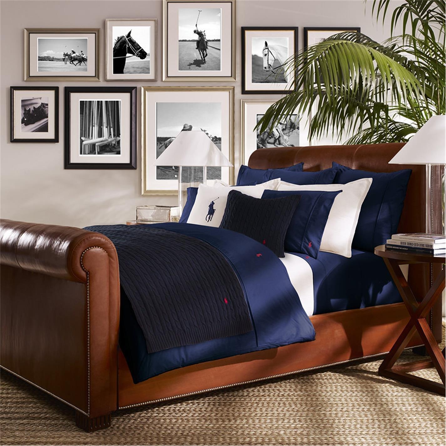 Blue - Ralph Lauren Home - RalphLaurenHome Polo Player Flat Sheet - Double - 2
