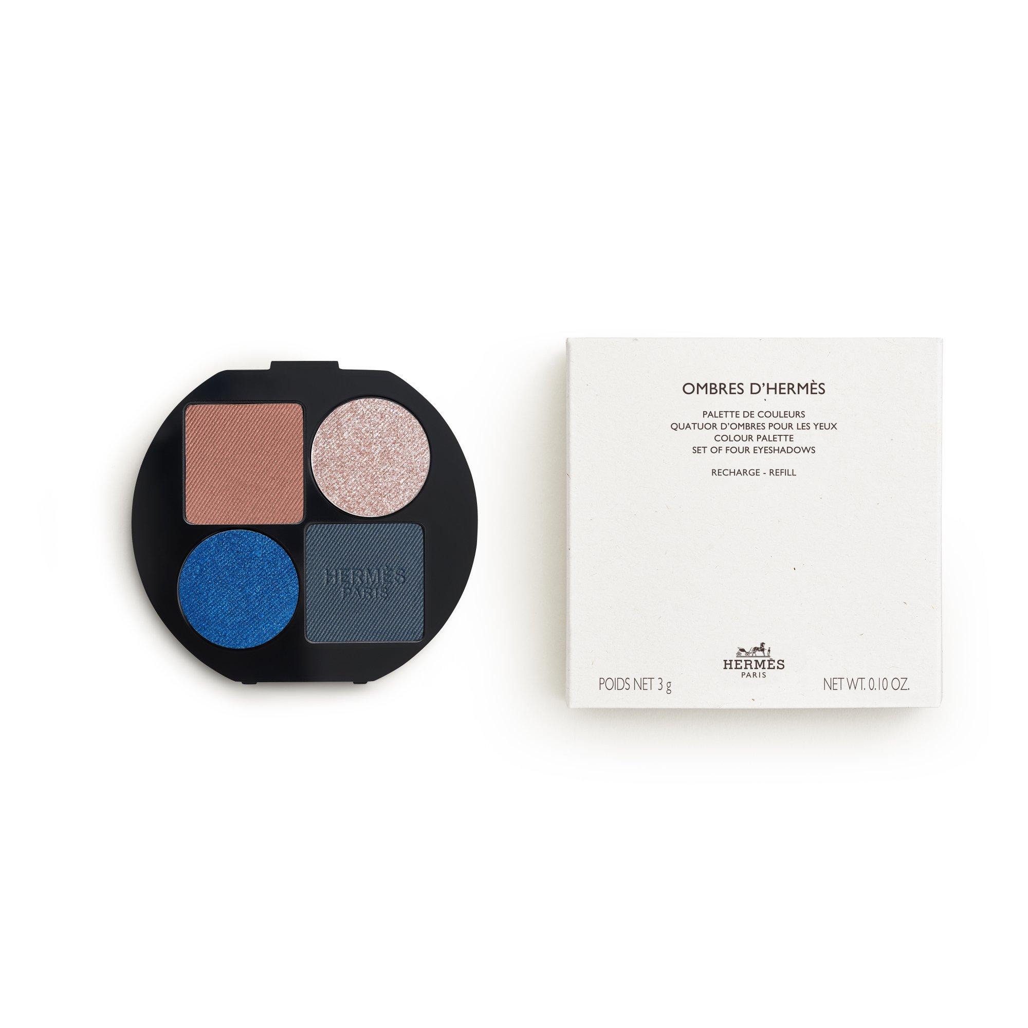 Hermes Ombres d'Hermès, Eye shadow quartet refill - Ombres Marines