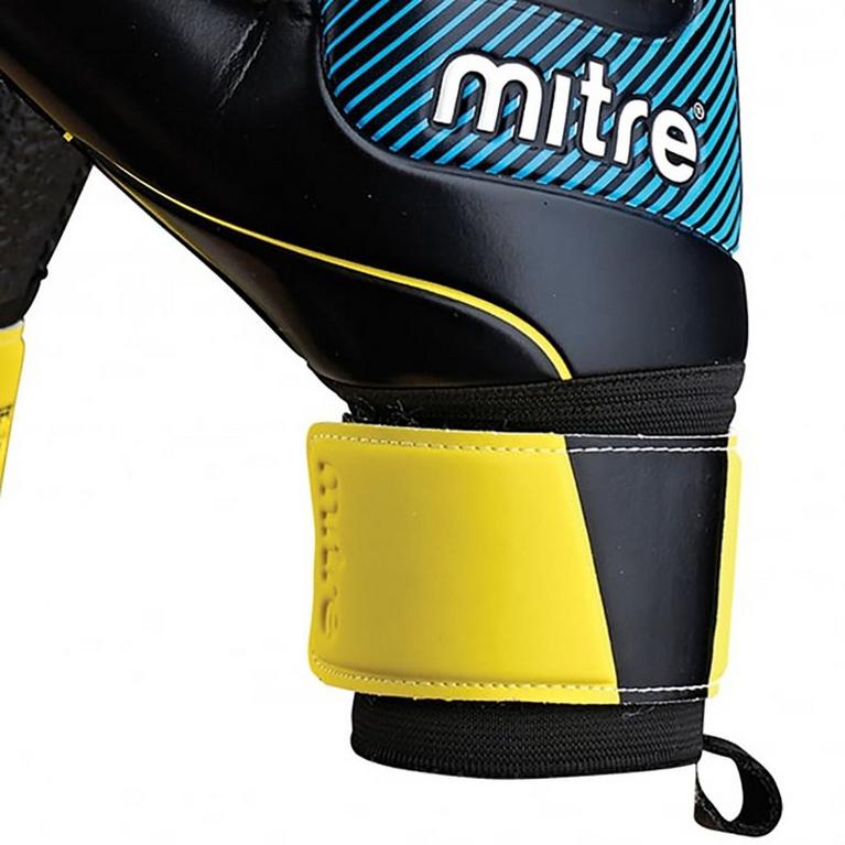 Noir/Jaune - Mitre - Anza G2 Goalkeeeper Gloves - 2