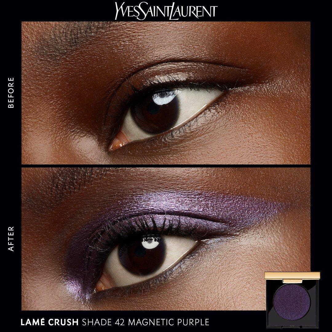 Magnetic Purple - Yves Saint Laurent - Metallic Crush Mono eyeshadow - 3