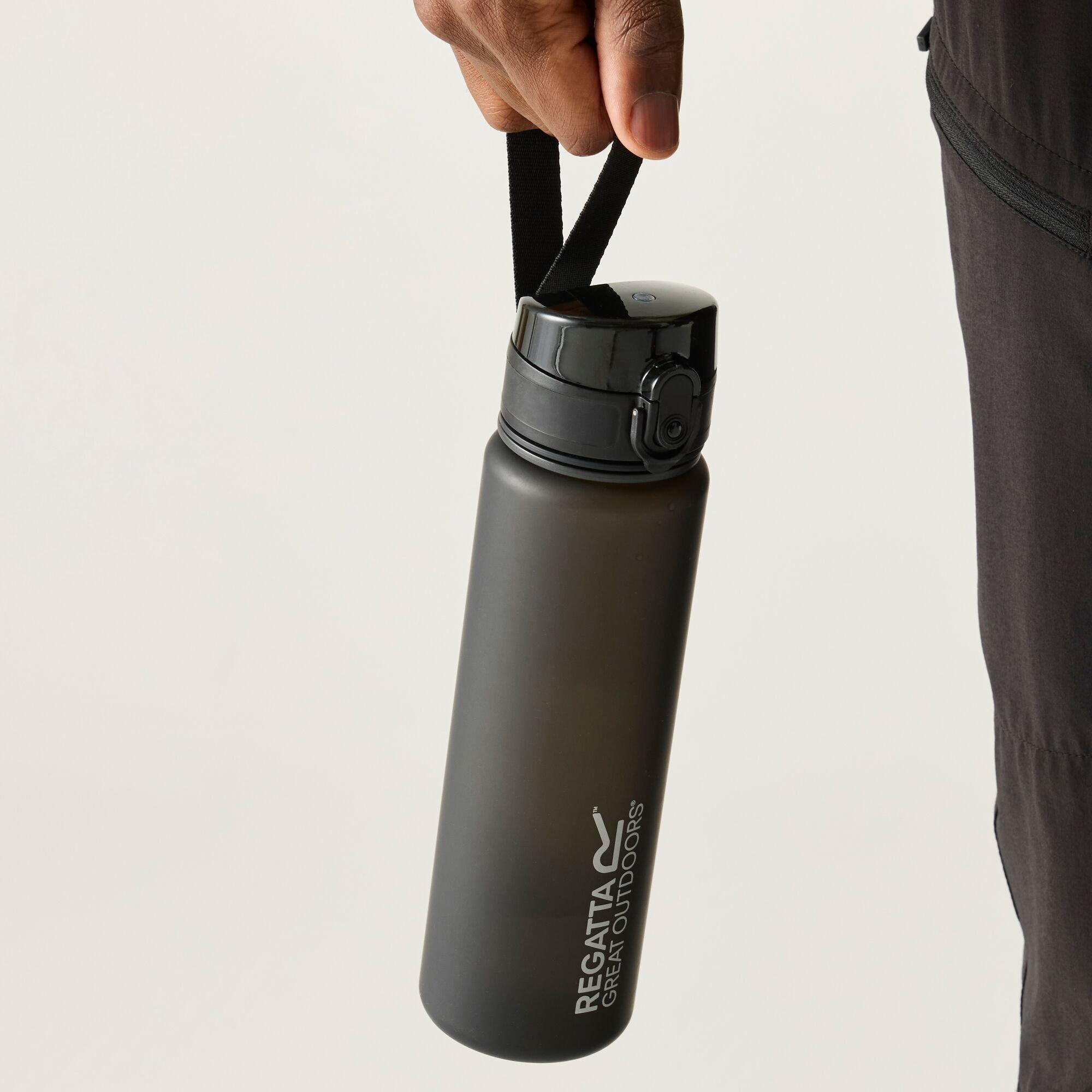 Regatta 0.6 Litre Tritan Flip Lid Bottle Black - Image 5