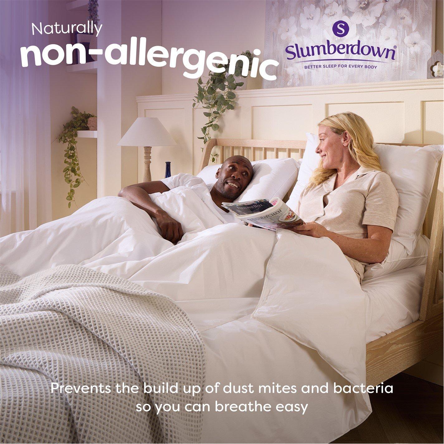 White - Slumberdown - Wonderful Wool 200gsm Light Duvet - 4