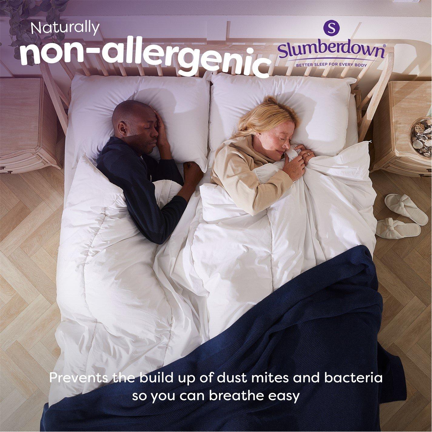 White - Slumberdown - Wonderful Wool 375gsm Medium Duvet - 3