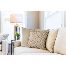 Homelife Pisa - Geometric Jacquard Cushion Cover Pair