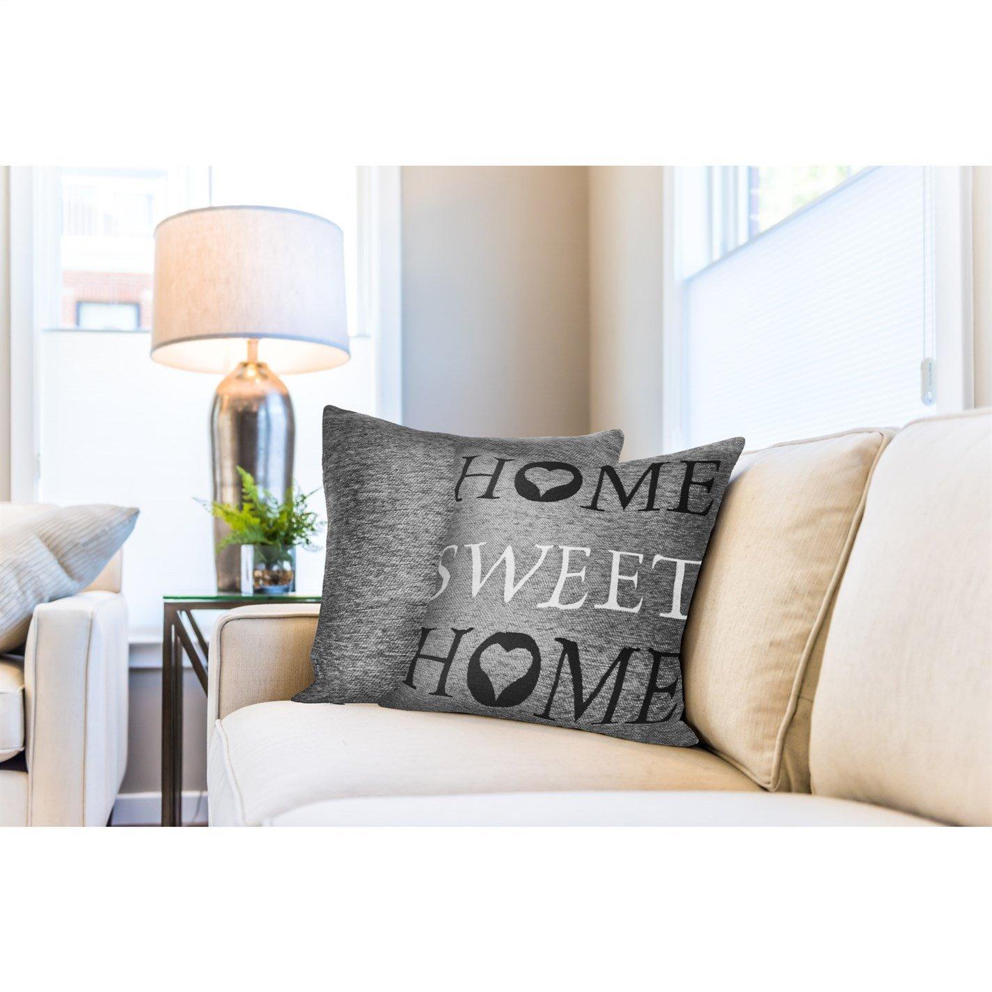 Emma Barclay Home Sweet Home - Jacquard Cushion Cover Pair