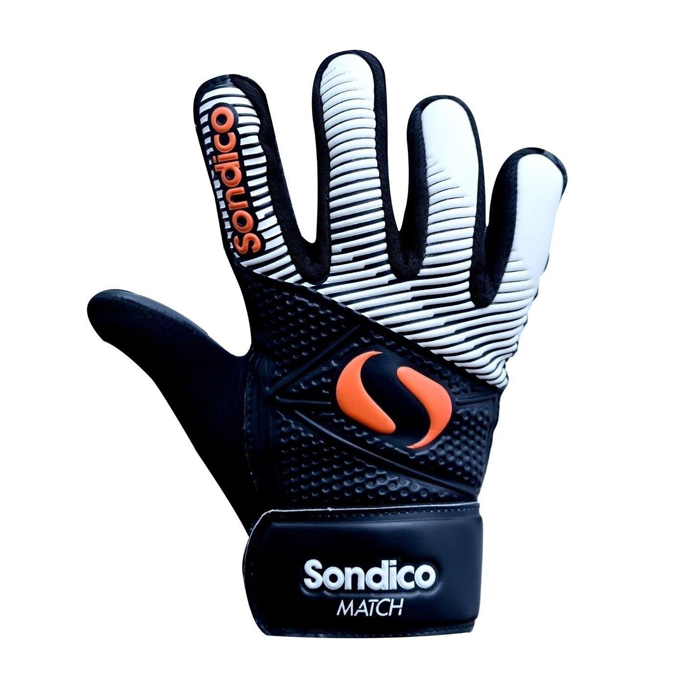 Black/White - Sondico - Match Goalkeeper Gloves Junior - 2