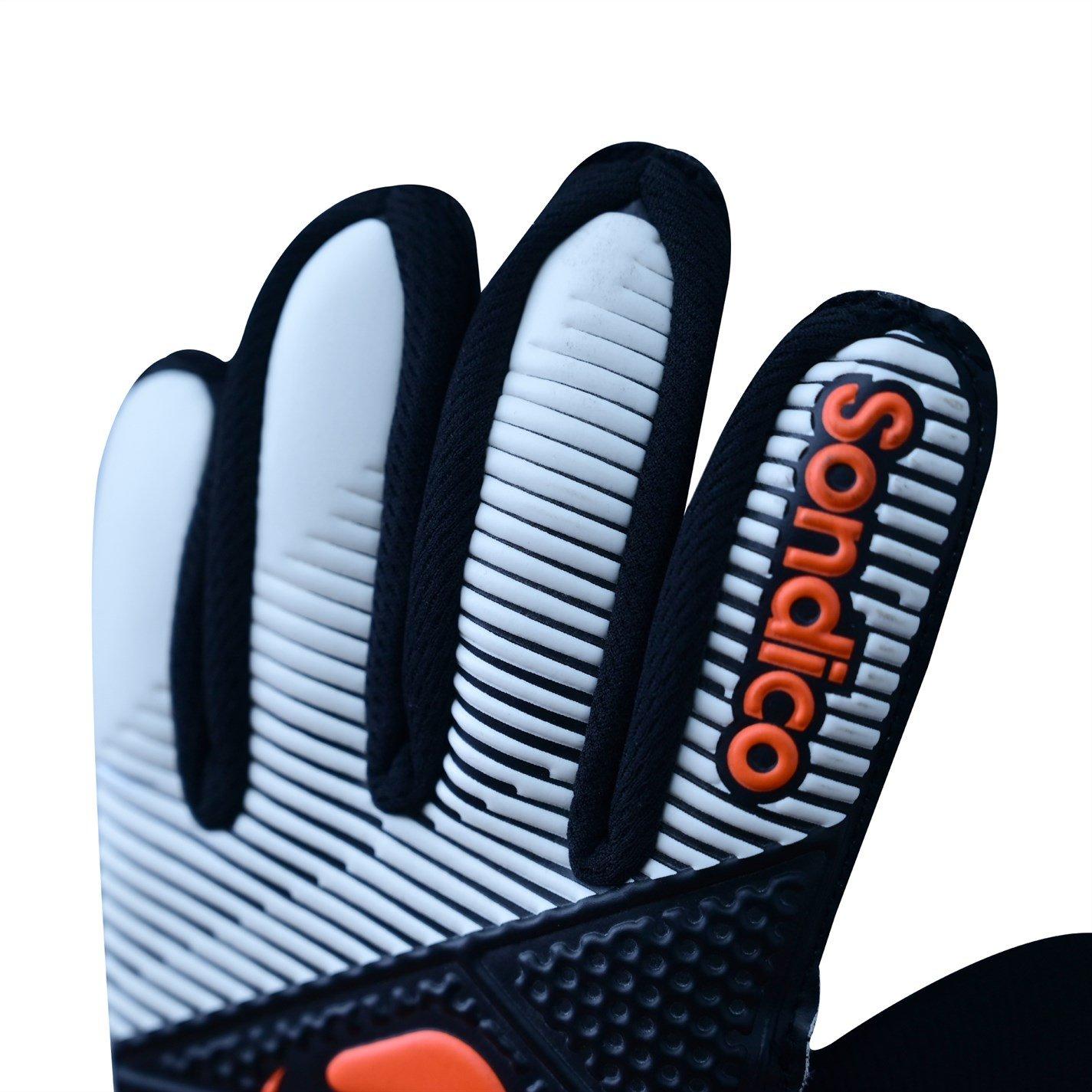 Black/White - Sondico - Match Goalkeeper Gloves Junior - 6