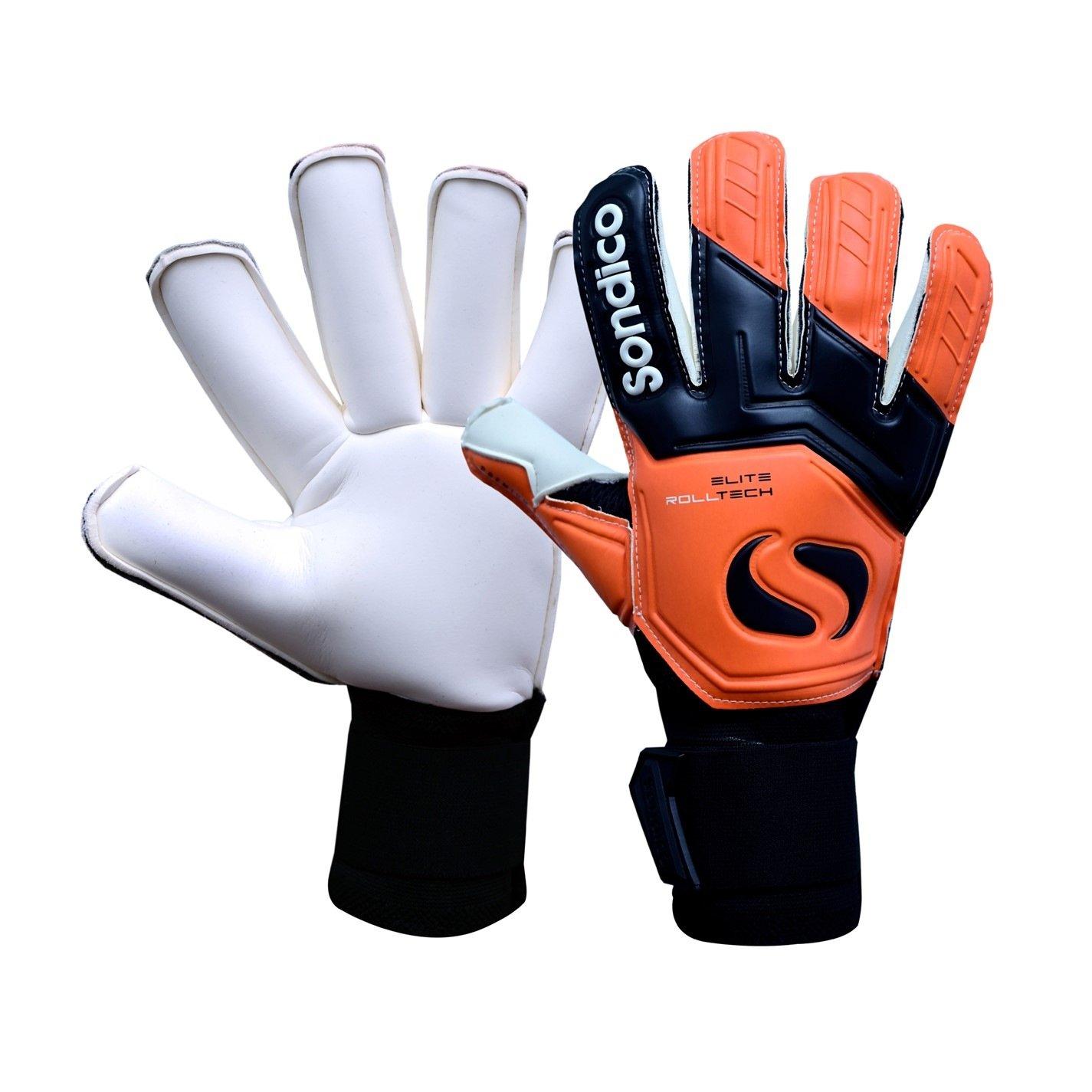 Black/Orange - Sondico - Elite Rolltech Goalkeeper Gloves Mens - 1