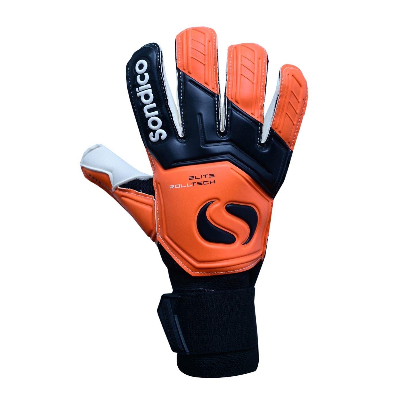 Zwart/Oranje - Sondico - Elite Rolltech Goalkeeper Gloves Mens - 2