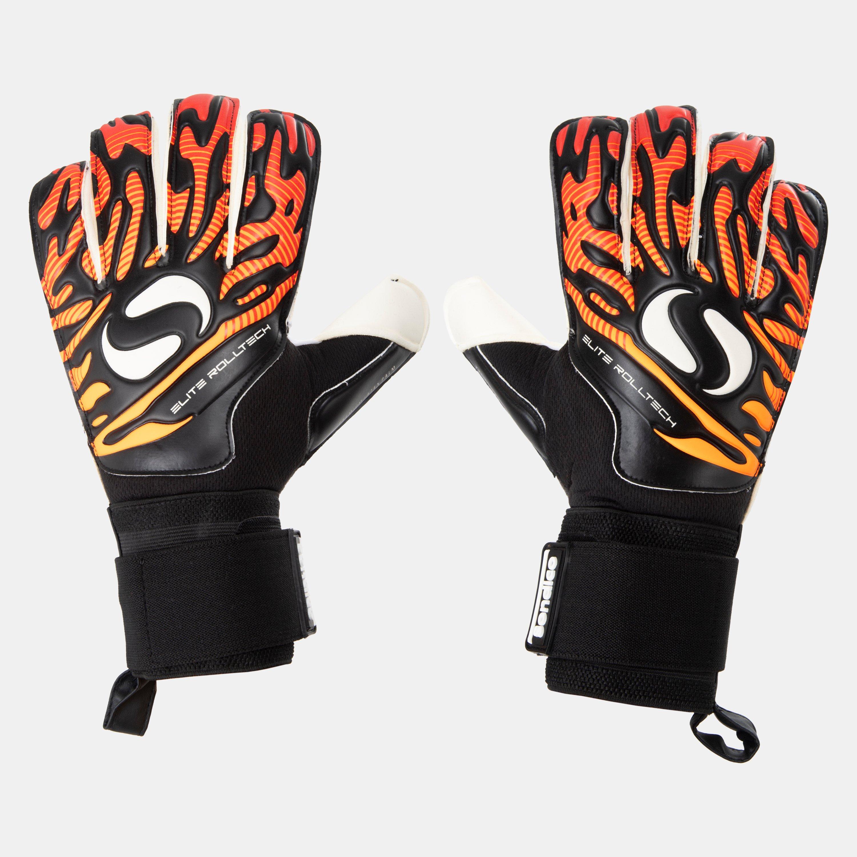 Zwart/Oranje - Sondico - Elite Rolltech Goalkeeper Gloves Mens - 8