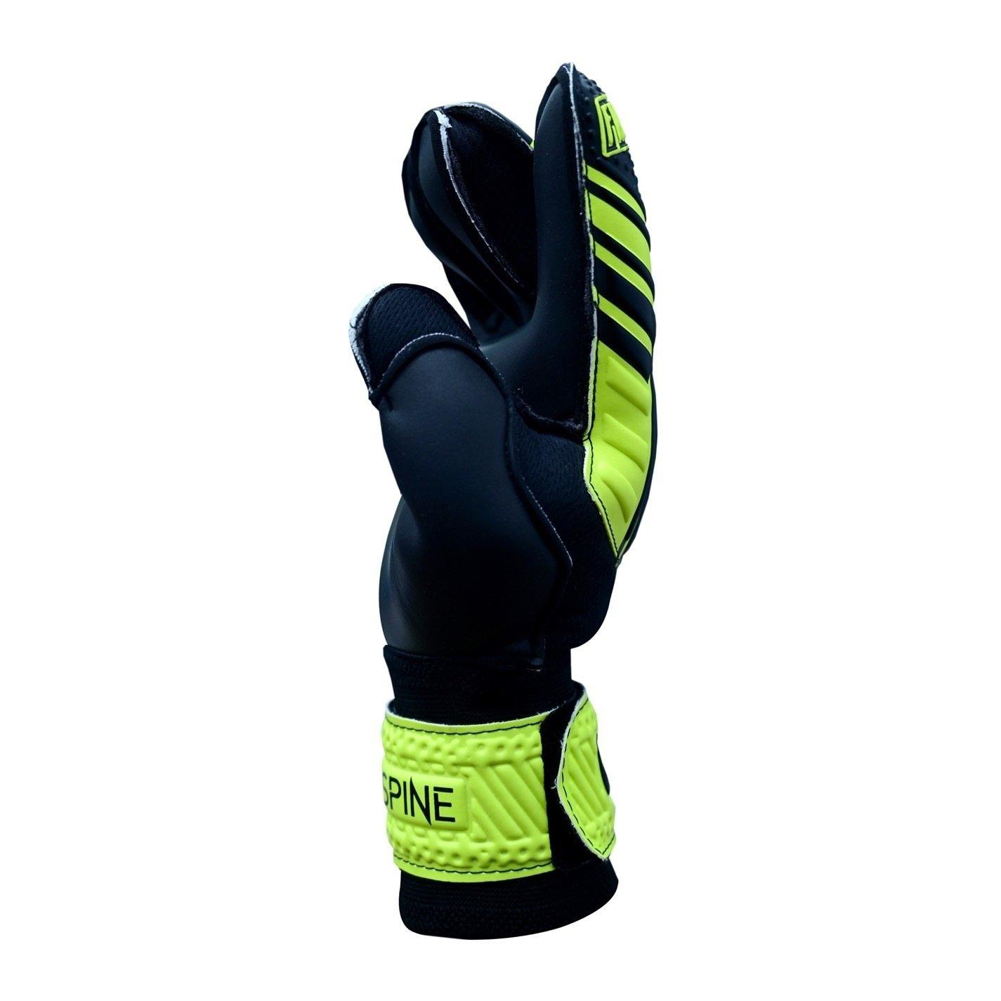 Black/Yellow - Sondico - AeroSpine Goalkeeper Gloves Juniors - 3