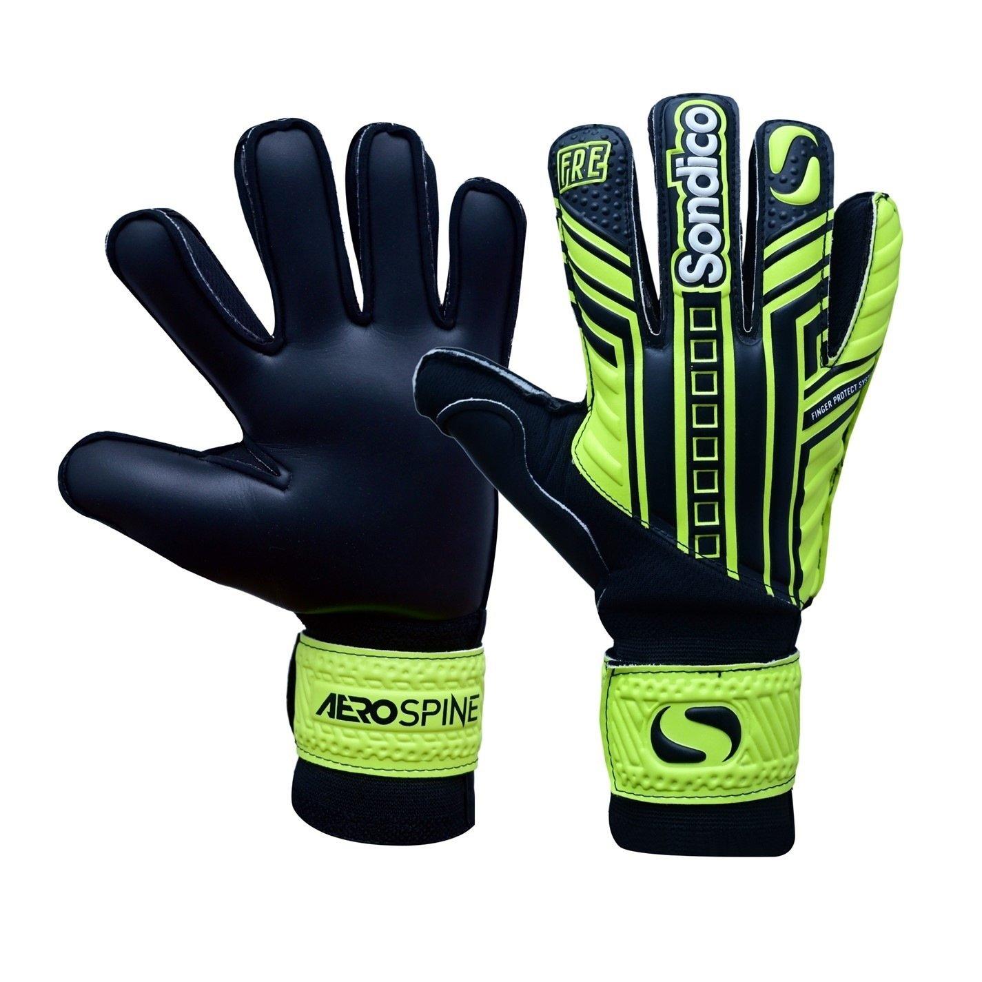 Nero/Giallo - Sondico - Aerospine Goalkeeper Gloves - 1