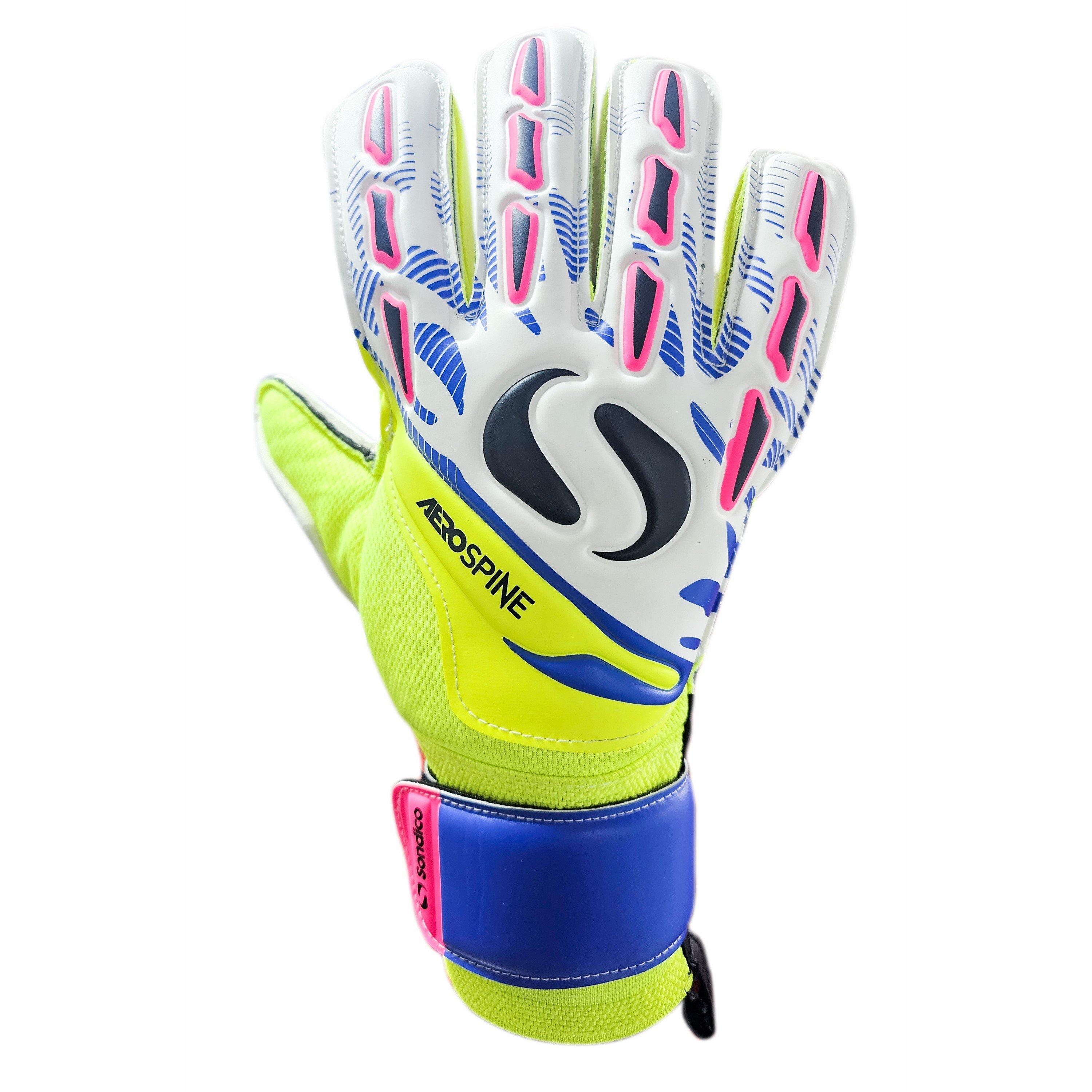 Wit/Blauw - Sondico - Aerospine Goalkeeper Gloves - 3