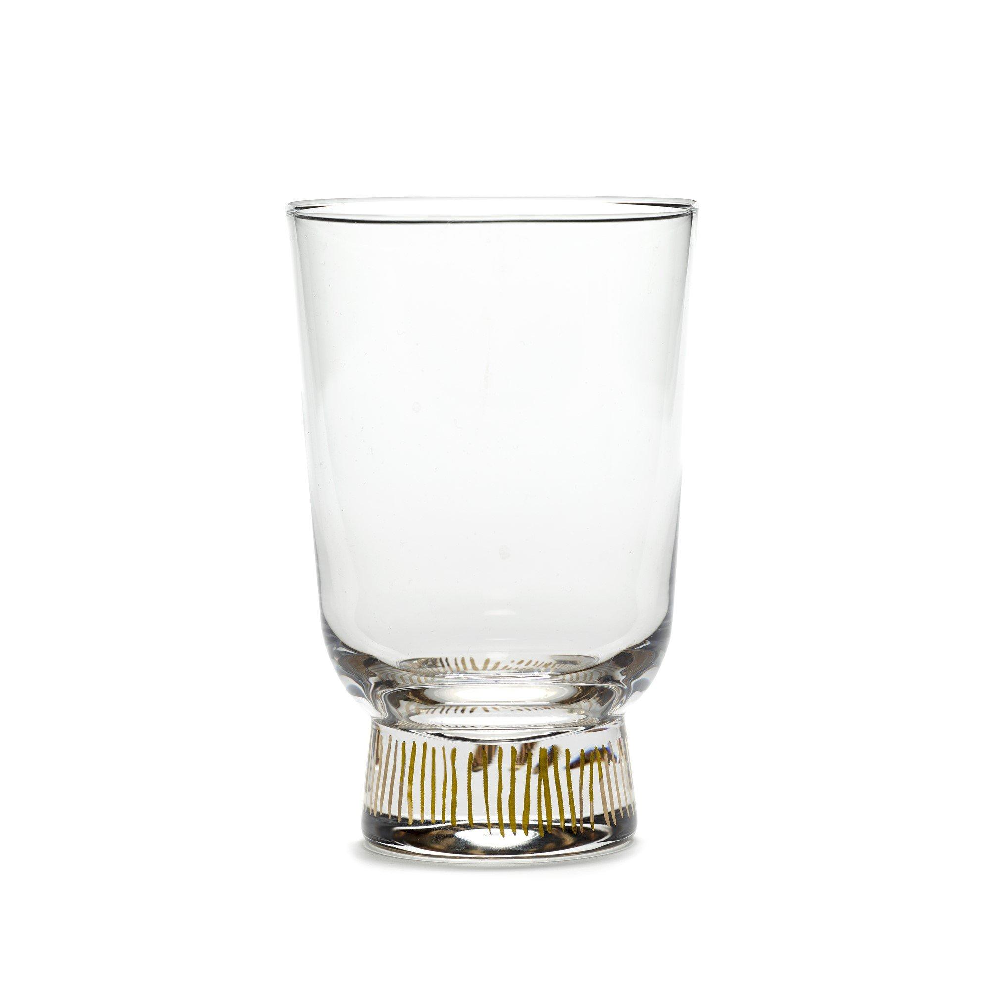 Gold - Ottolenghi For Serax - OttolenghiForSerax Feast by Ottolenghi Stripes Glass - Set of 4 - 1