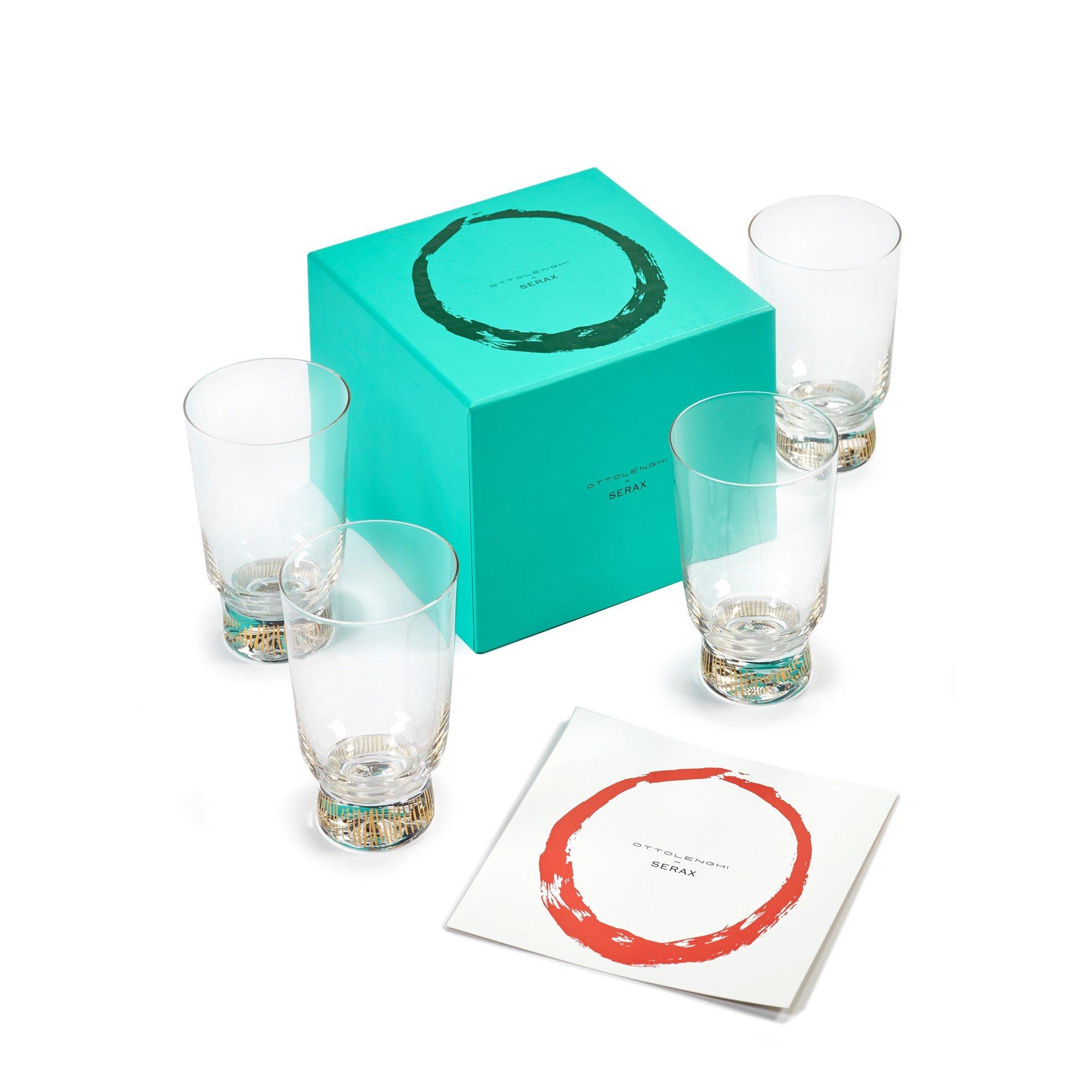 Gold - Ottolenghi For Serax - Feast by Ottolenghi Stripes Glass - Set of 4 - 4