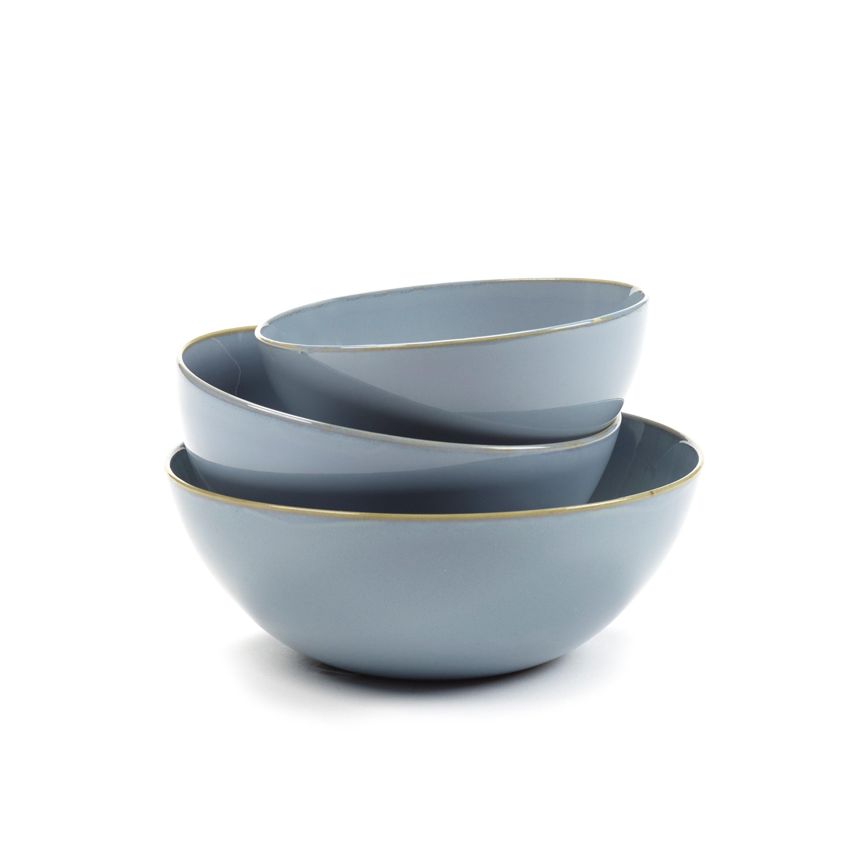 Blue - Serax - Anita Le Grelle Terres de Reves 3 Piece Apero Bowl Set - 1