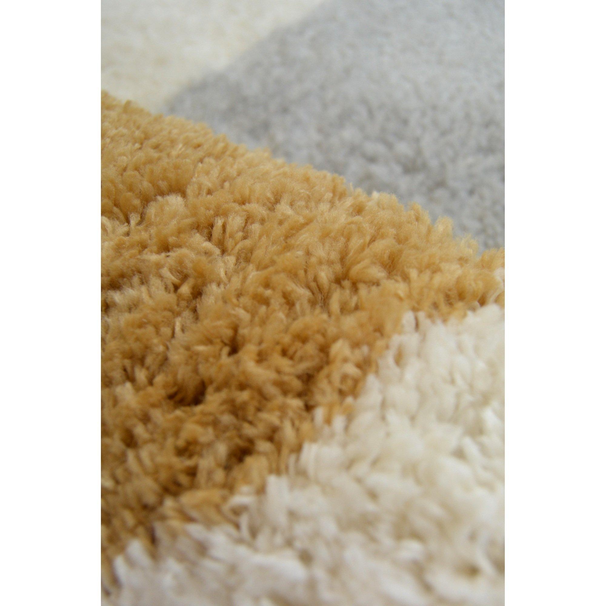 Ochre - Homemaker - Snug Blocks Shaggy Rug - 3
