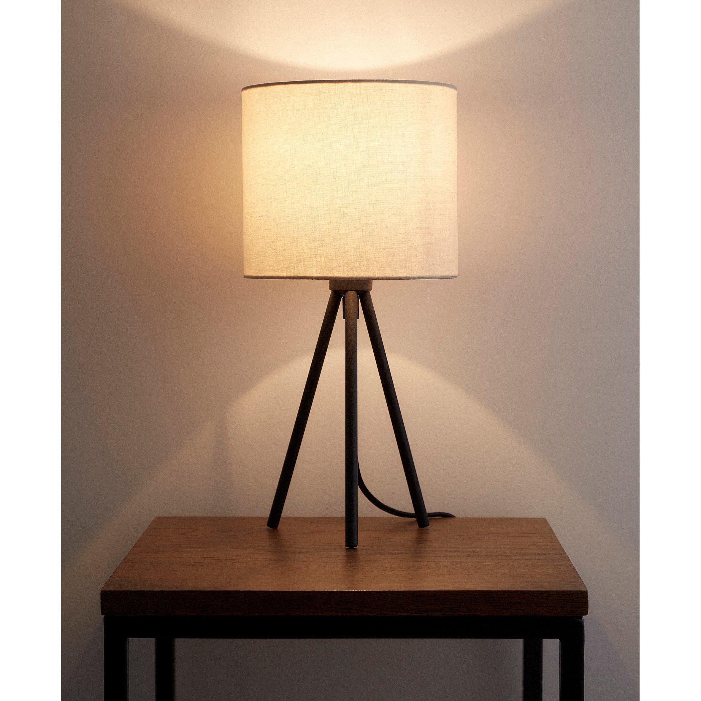 Cream - K Living - Small Tripod Table Lamp - 3