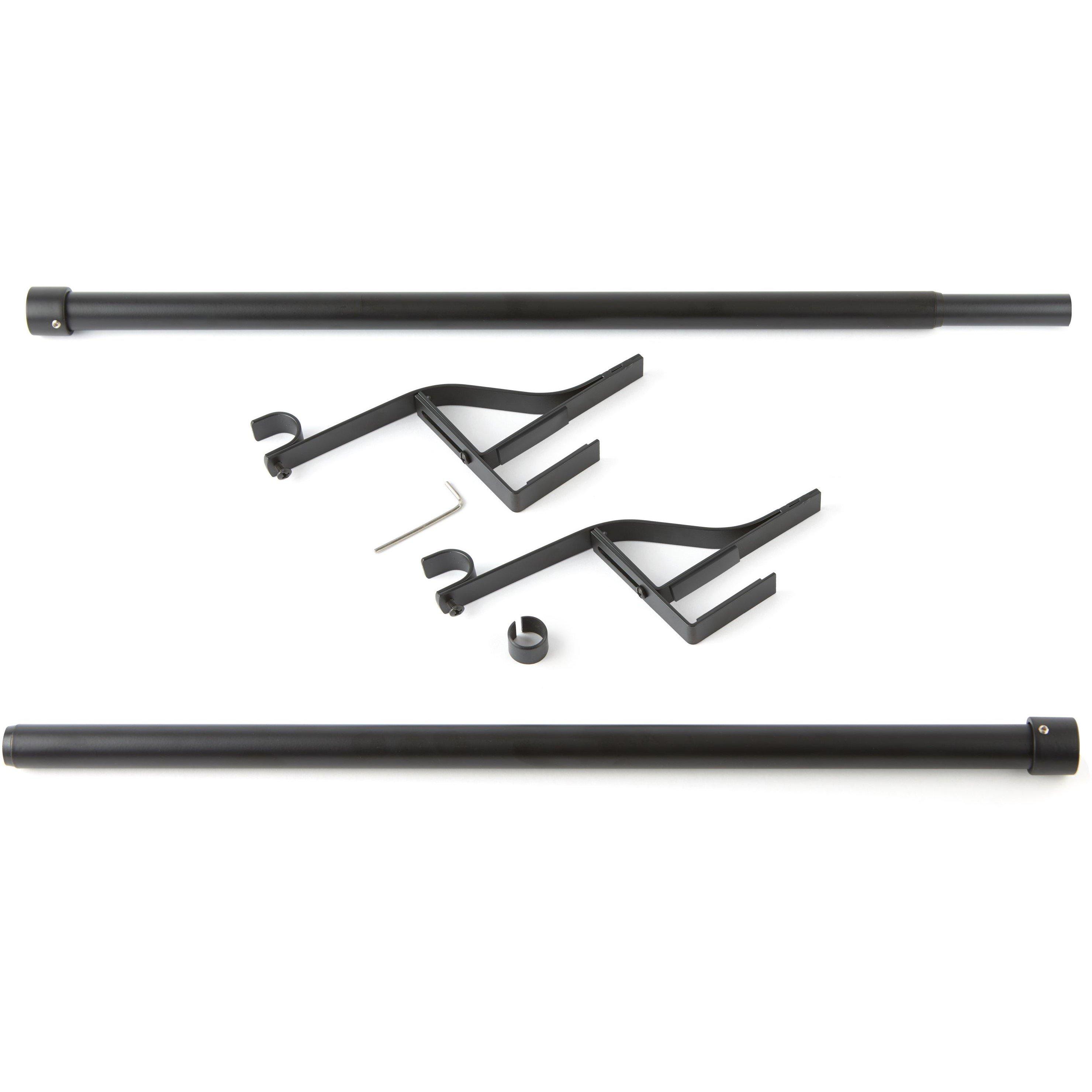 Black - Emma Barclay - PortePole - Extendable Door Curtain Pole - 2