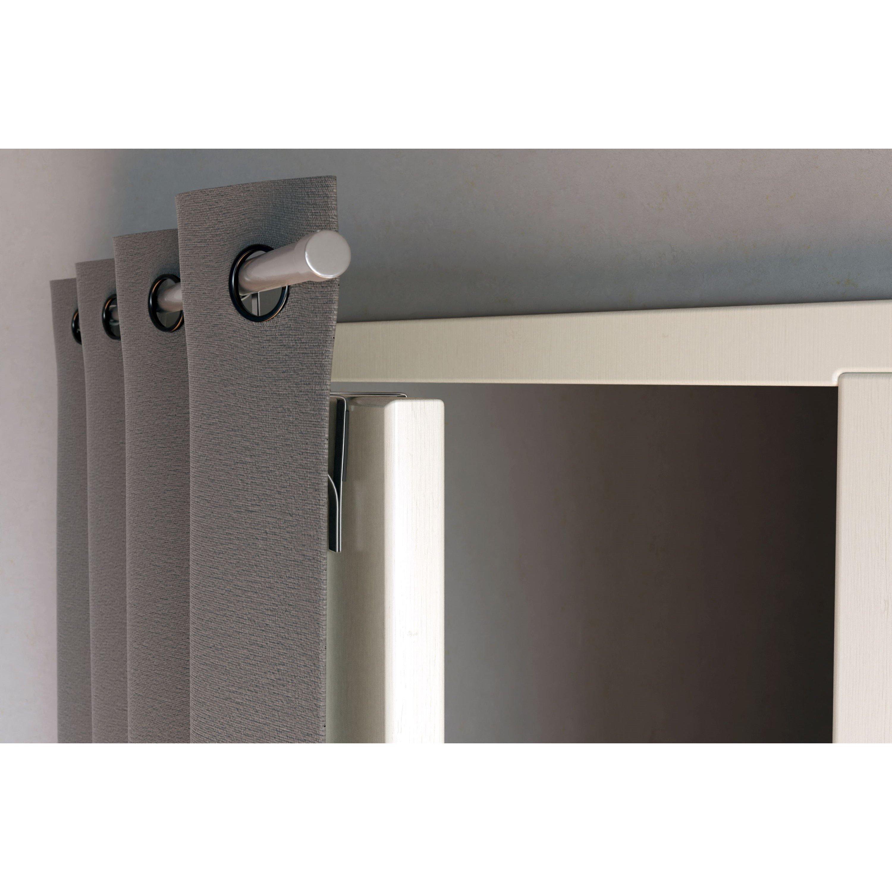 Black - Emma Barclay - PortePole - Extendable Door Curtain Pole - 4