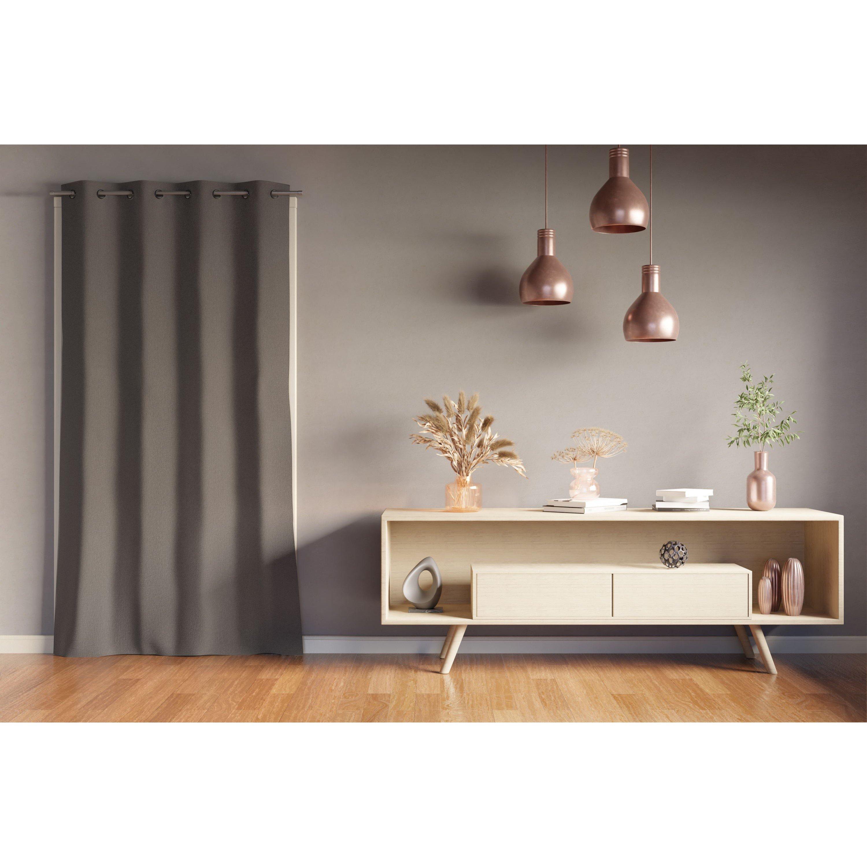 Black - Emma Barclay - PortePole - Extendable Door Curtain Pole - 5