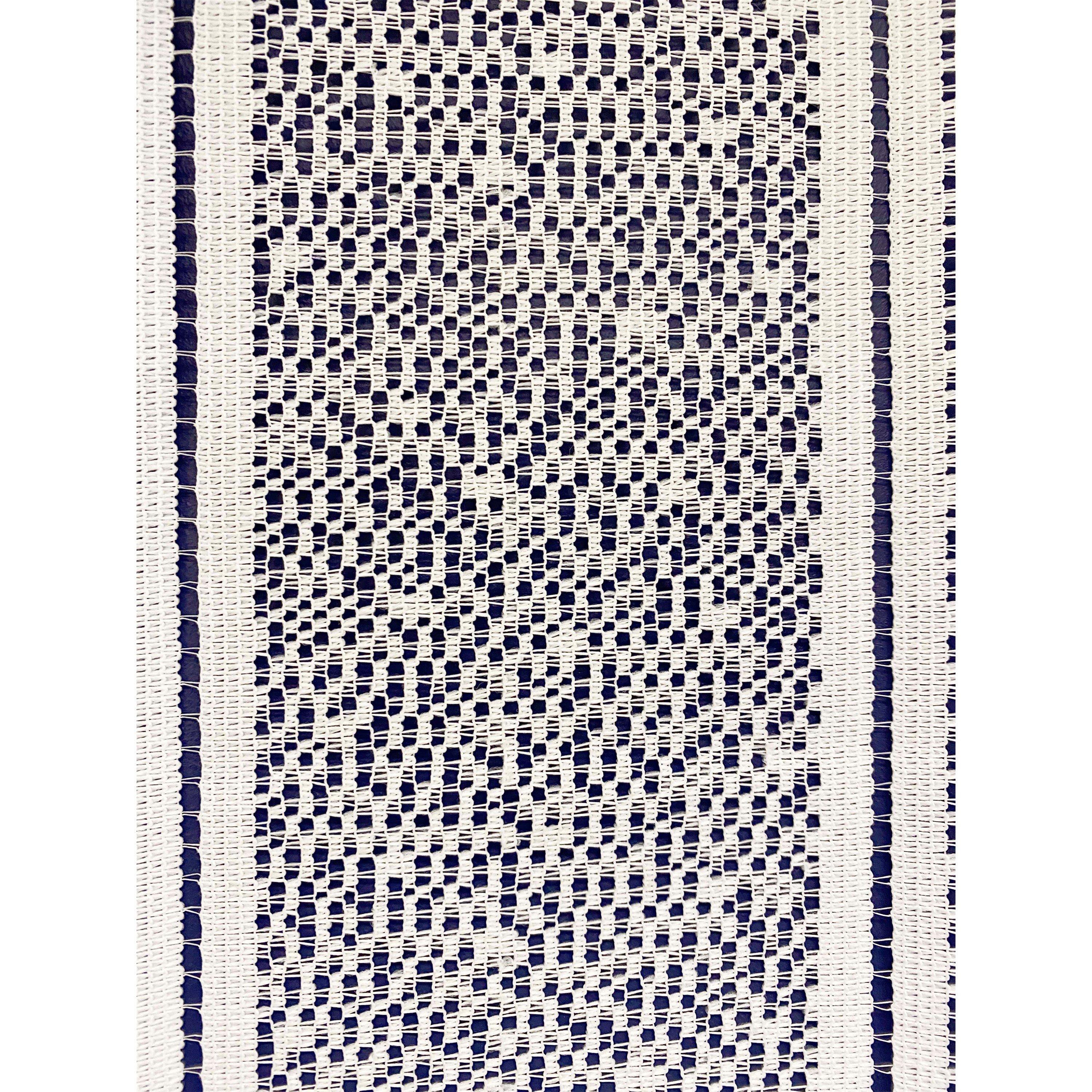 White - Tyrone Textiles - Parma Lace Louvre Style Blind - 3