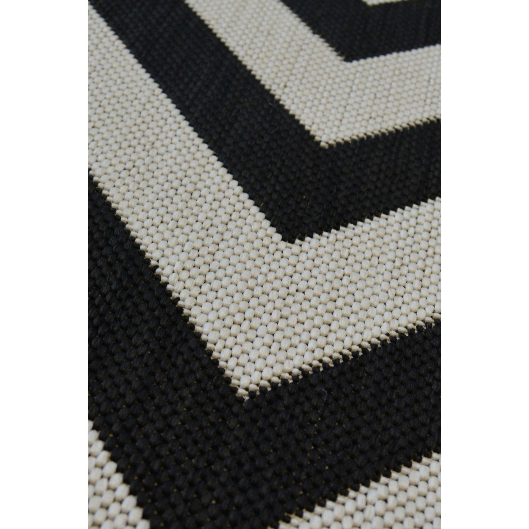 Black - Homemaker - Multi Purpose Chevron Rug - 5