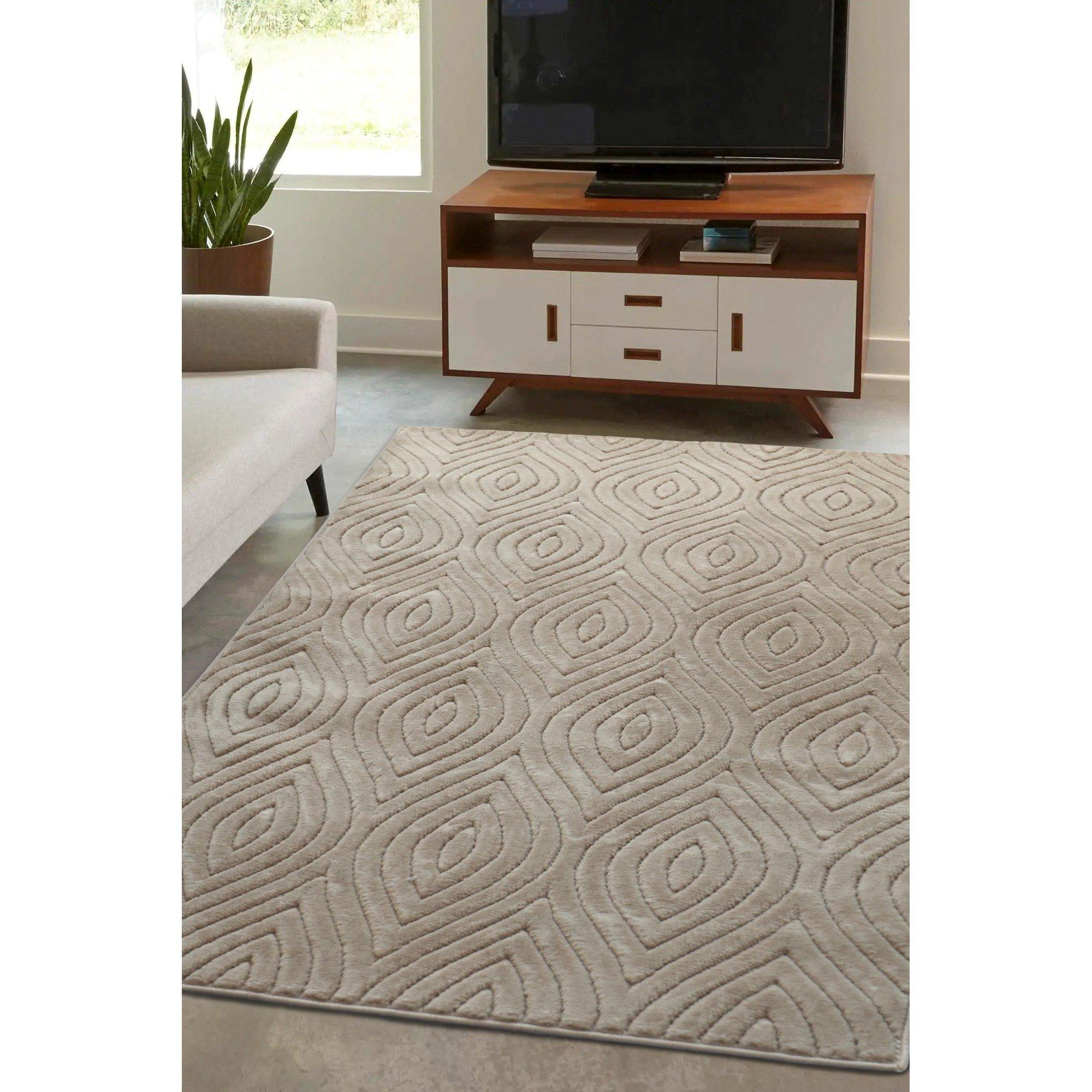 Homemaker  Malmo Tear Drop Rug - Natural - 120x170cm