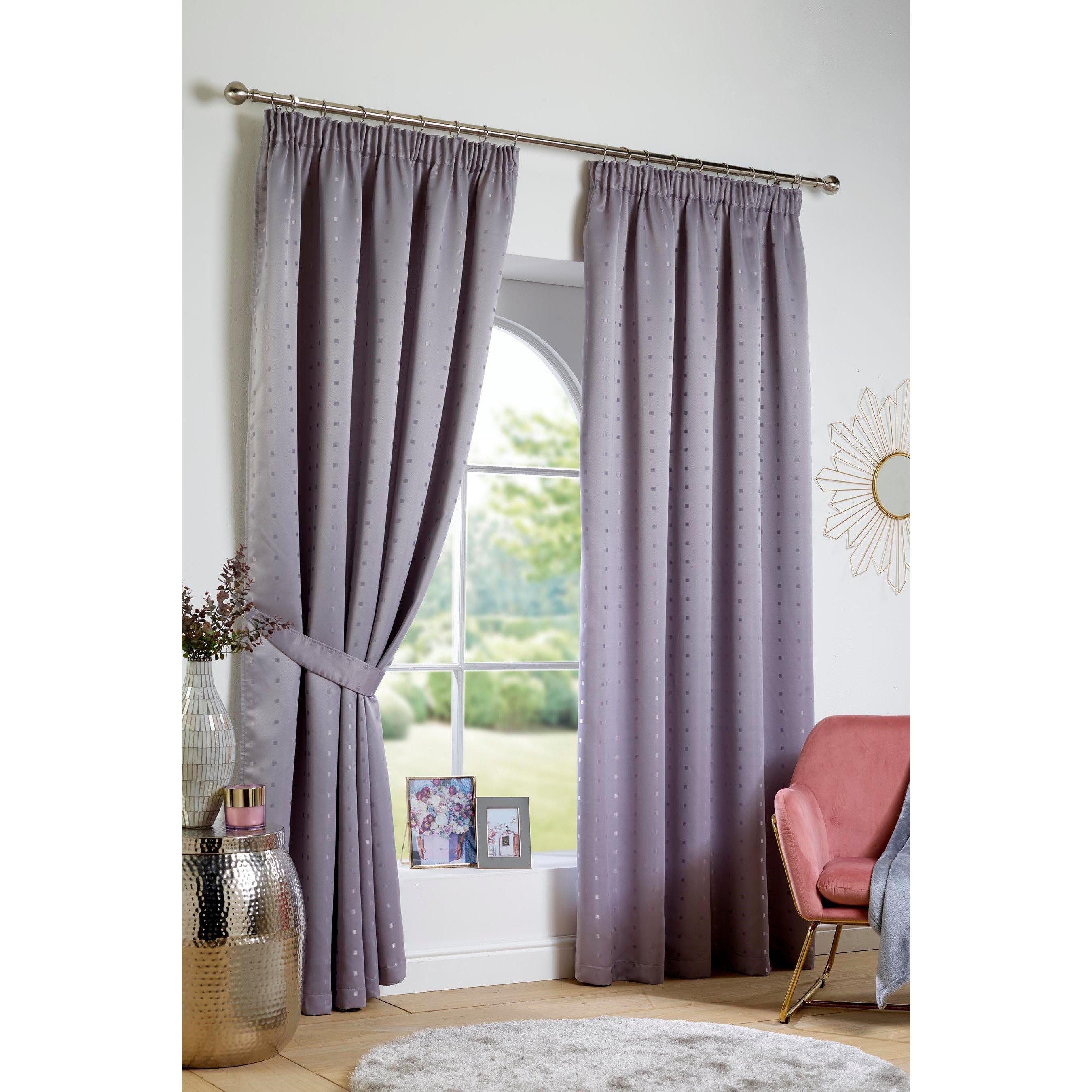 Charcoal - Alan Symonds - Malham T/T Lined Curtains - 1