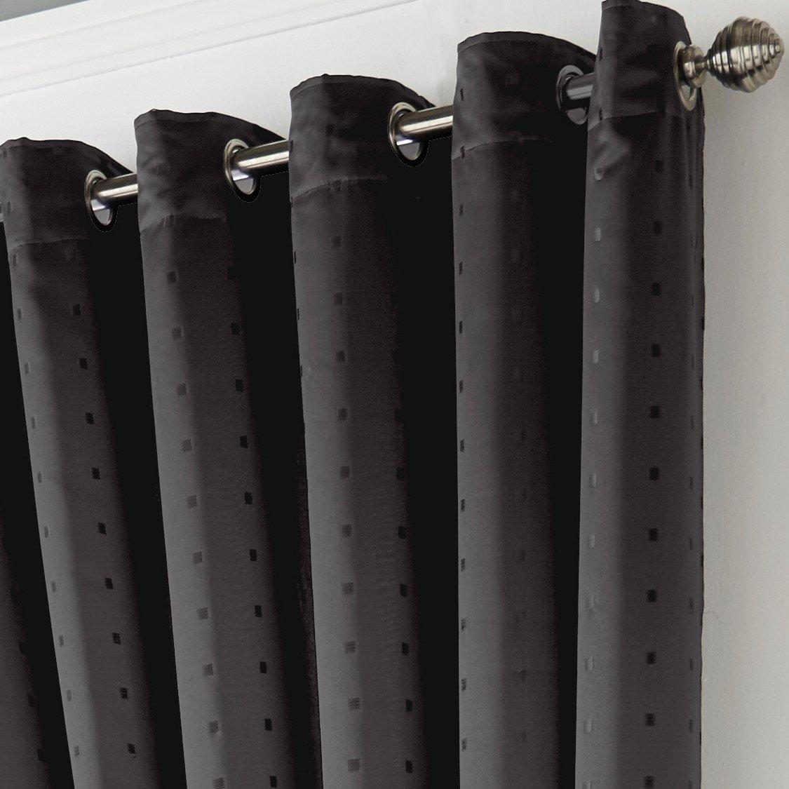 Charcoal - Studio - Malham R/T Lined Curtains - 2