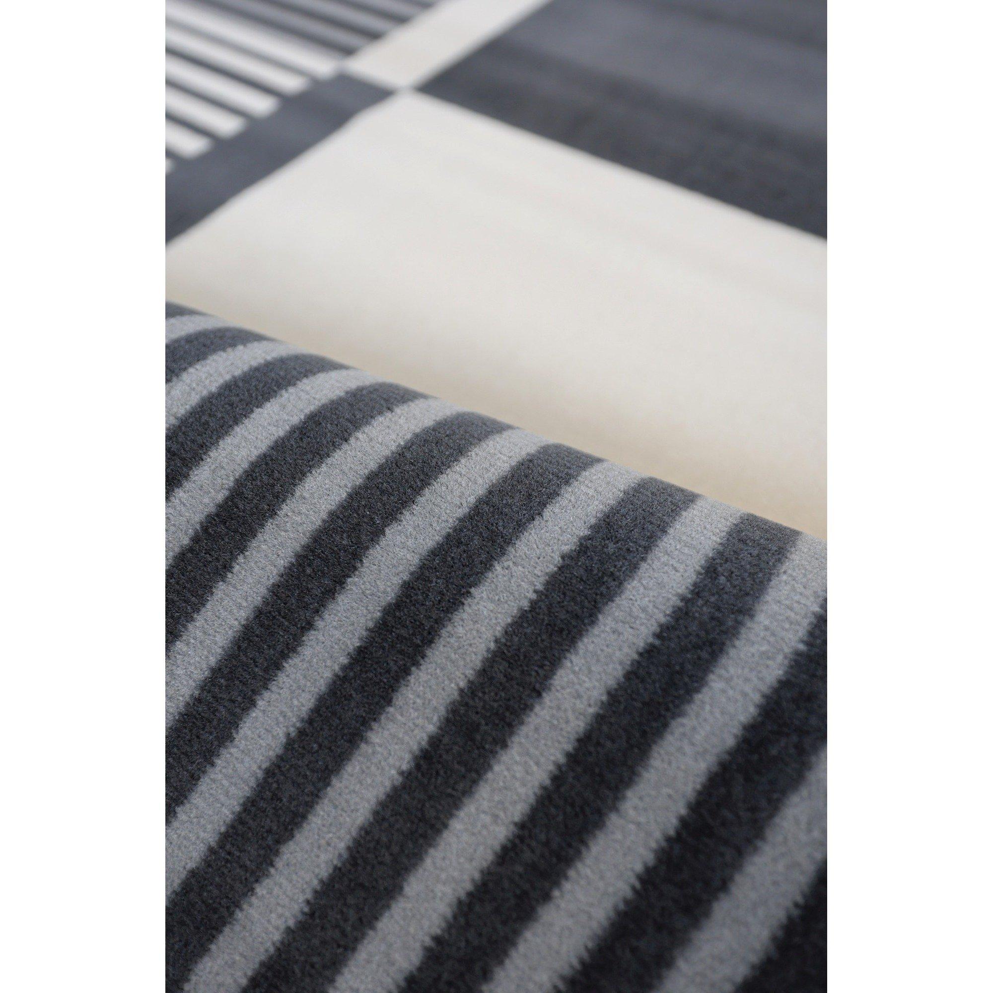 Grey - Homemaker - Maestro Barcode Rug - 3