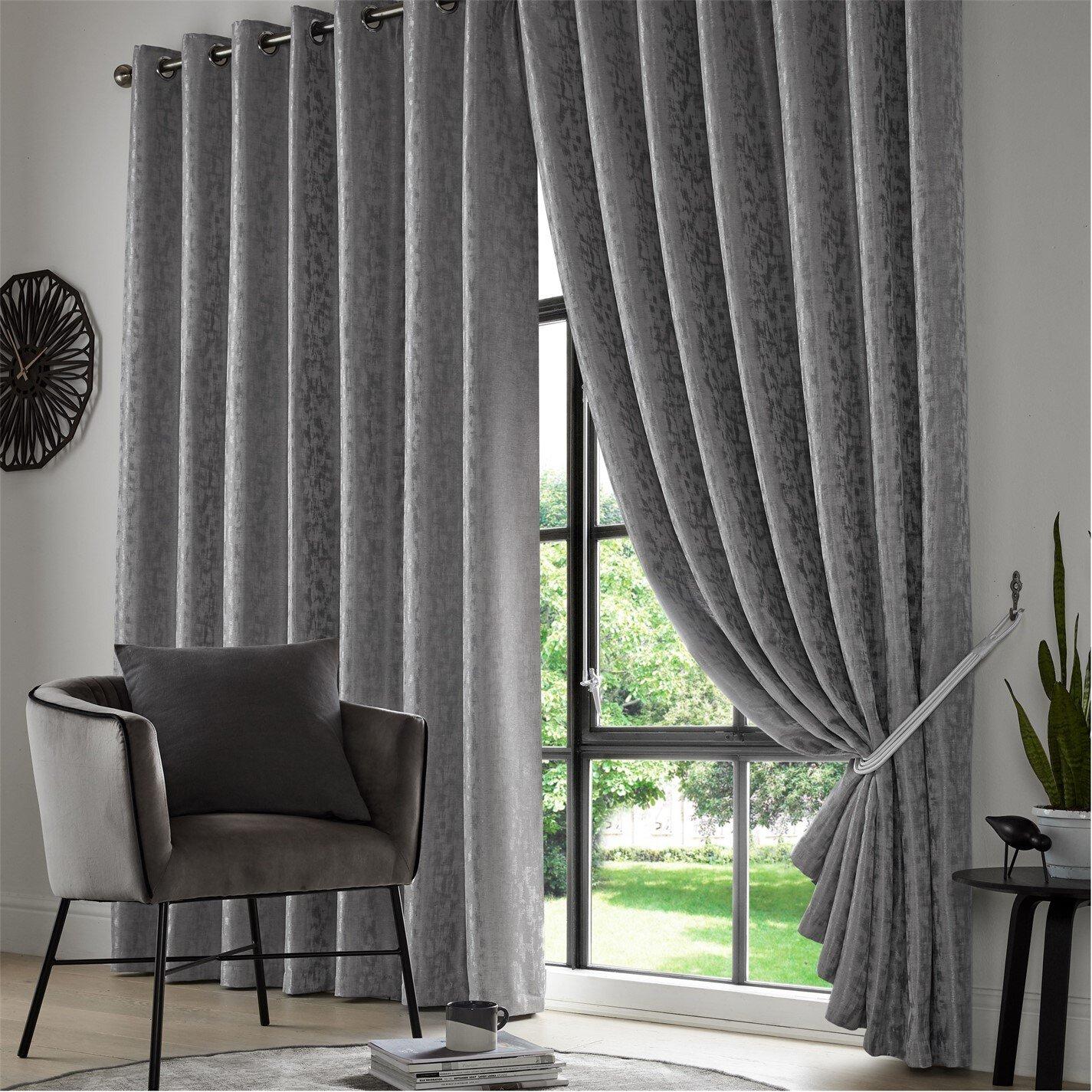 Pewter - Studio - Keswick Metallic Eyelet C - 1